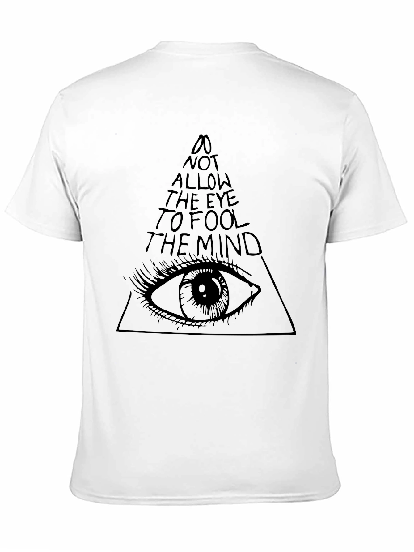 Illuminati Eye Black T-Shirt - Mens