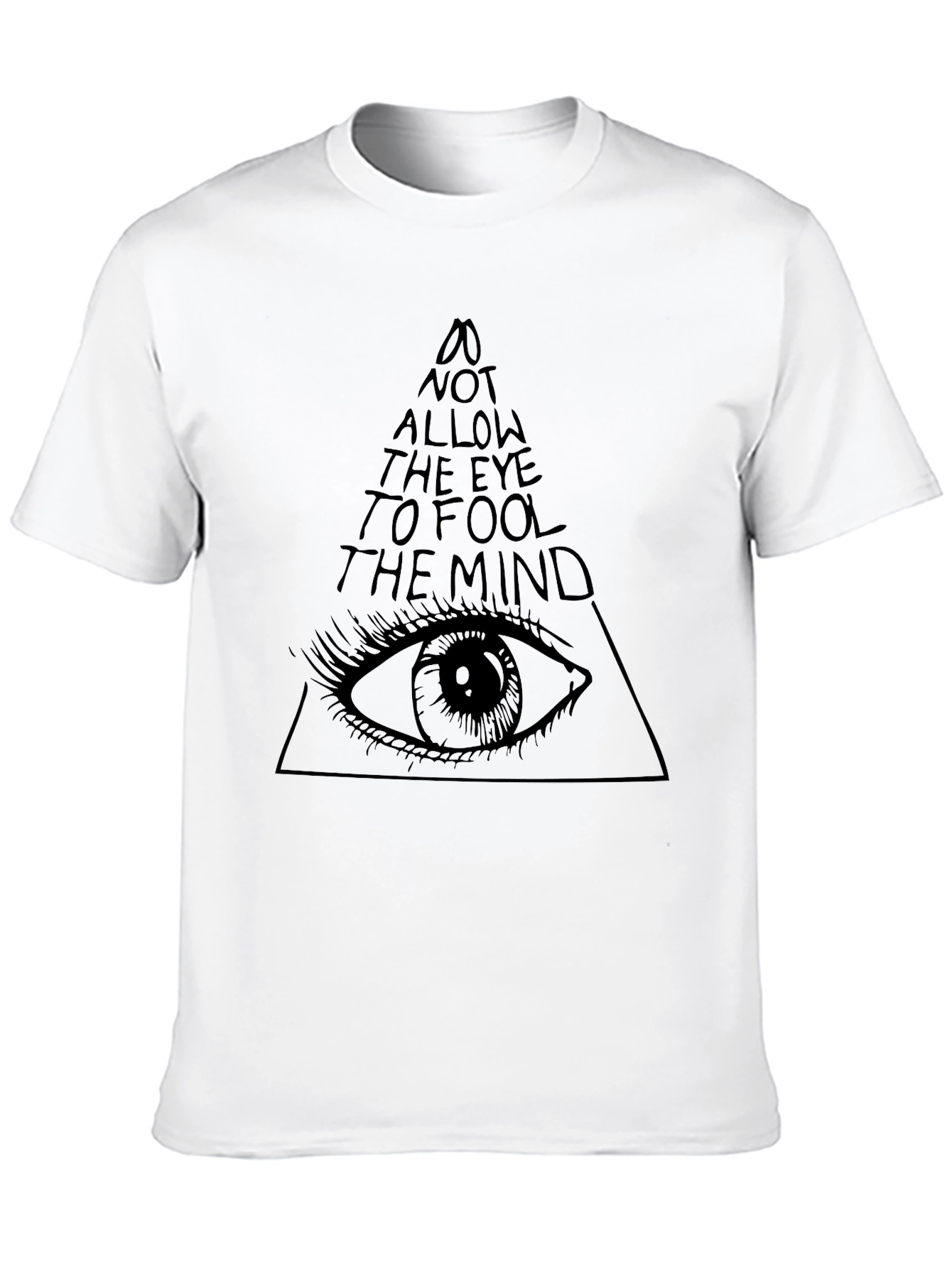 Illuminati Eye Black T-Shirt - Mens