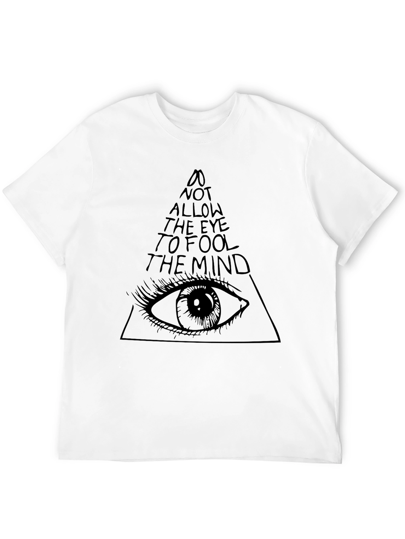 Illuminati Eye Black T-Shirt - Mens