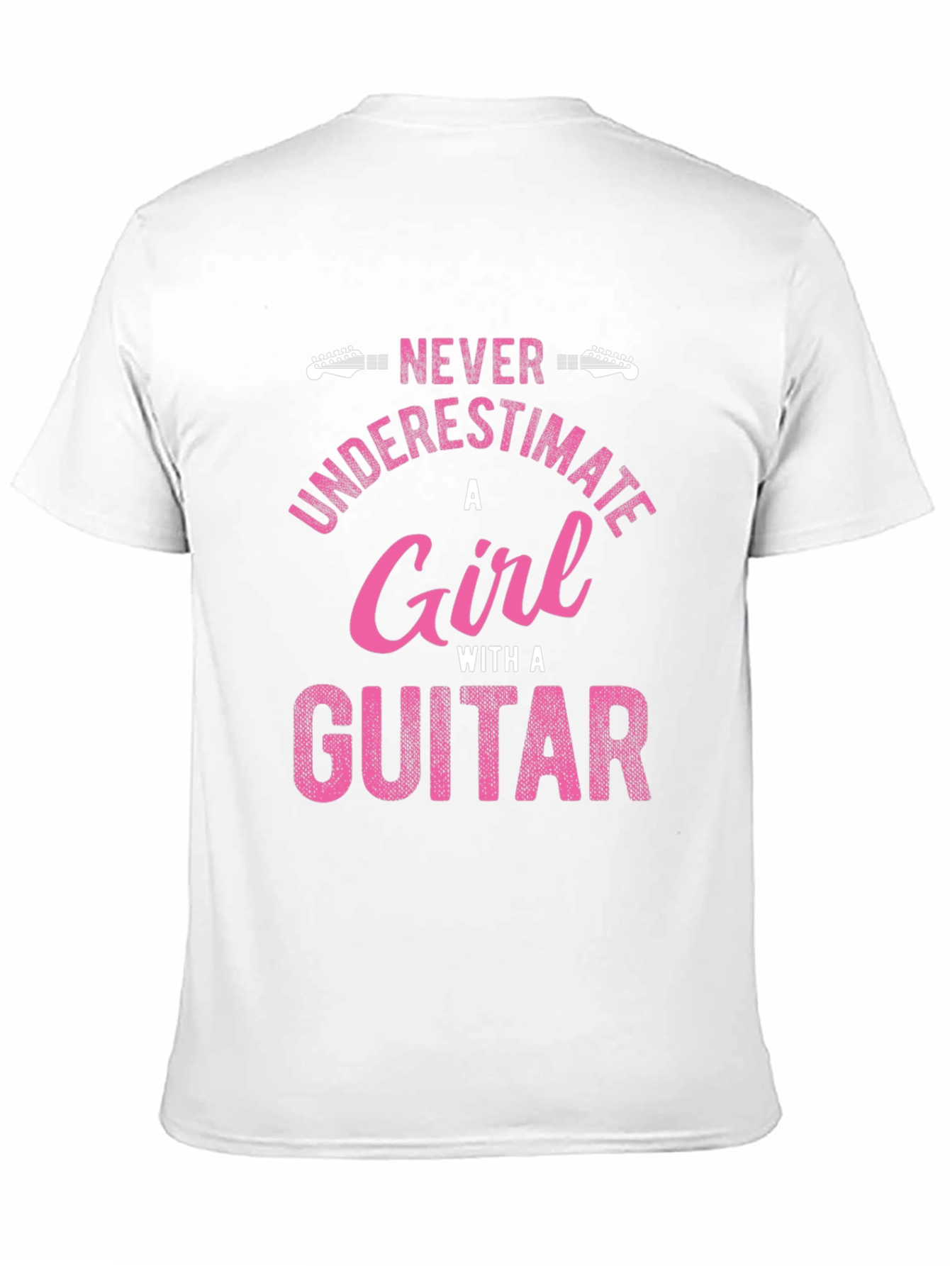 Never Underestimate a Girl with a Guitar T-Shirt