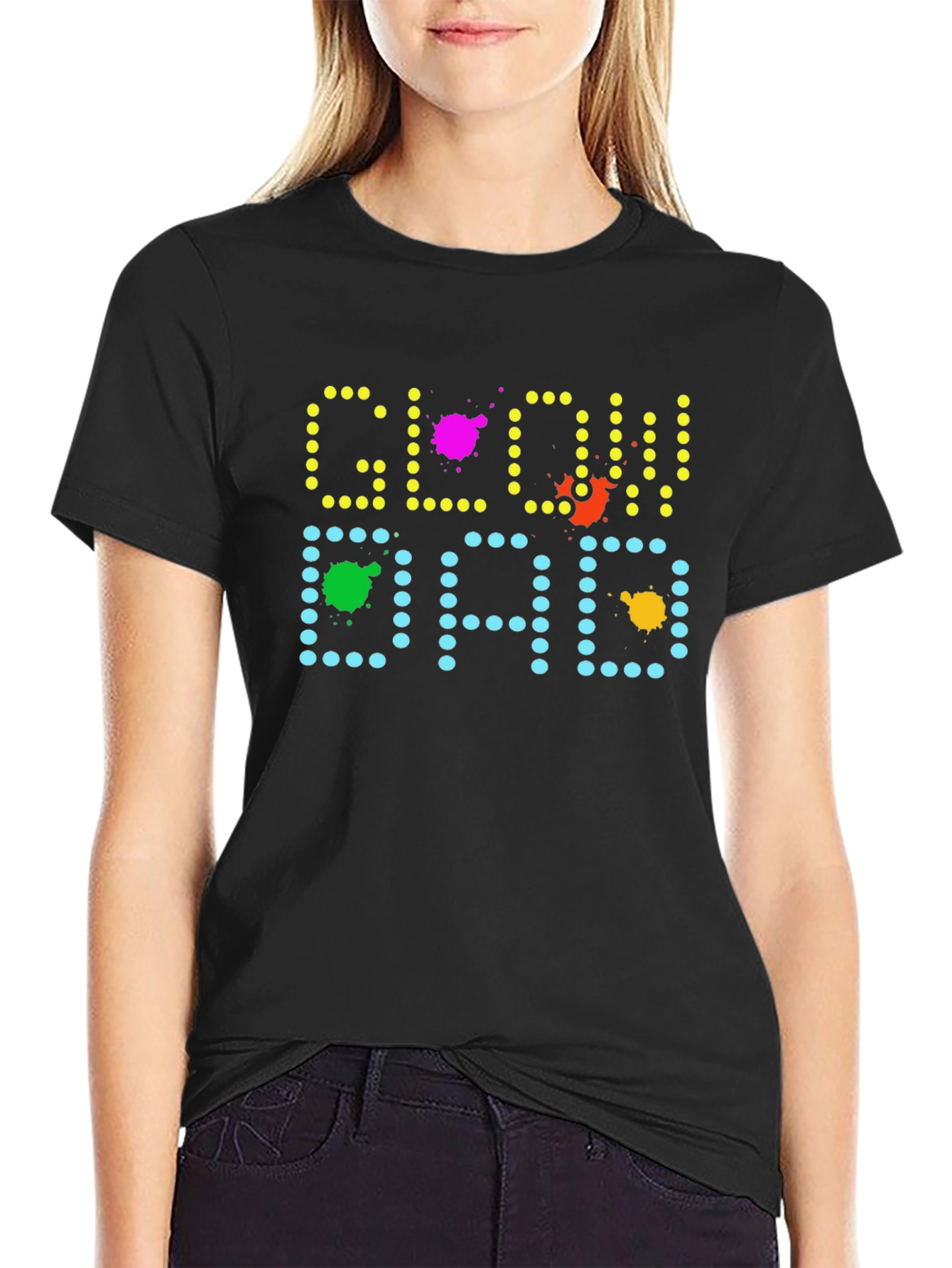 Glow Dad Novelty Graphic T-Shirt