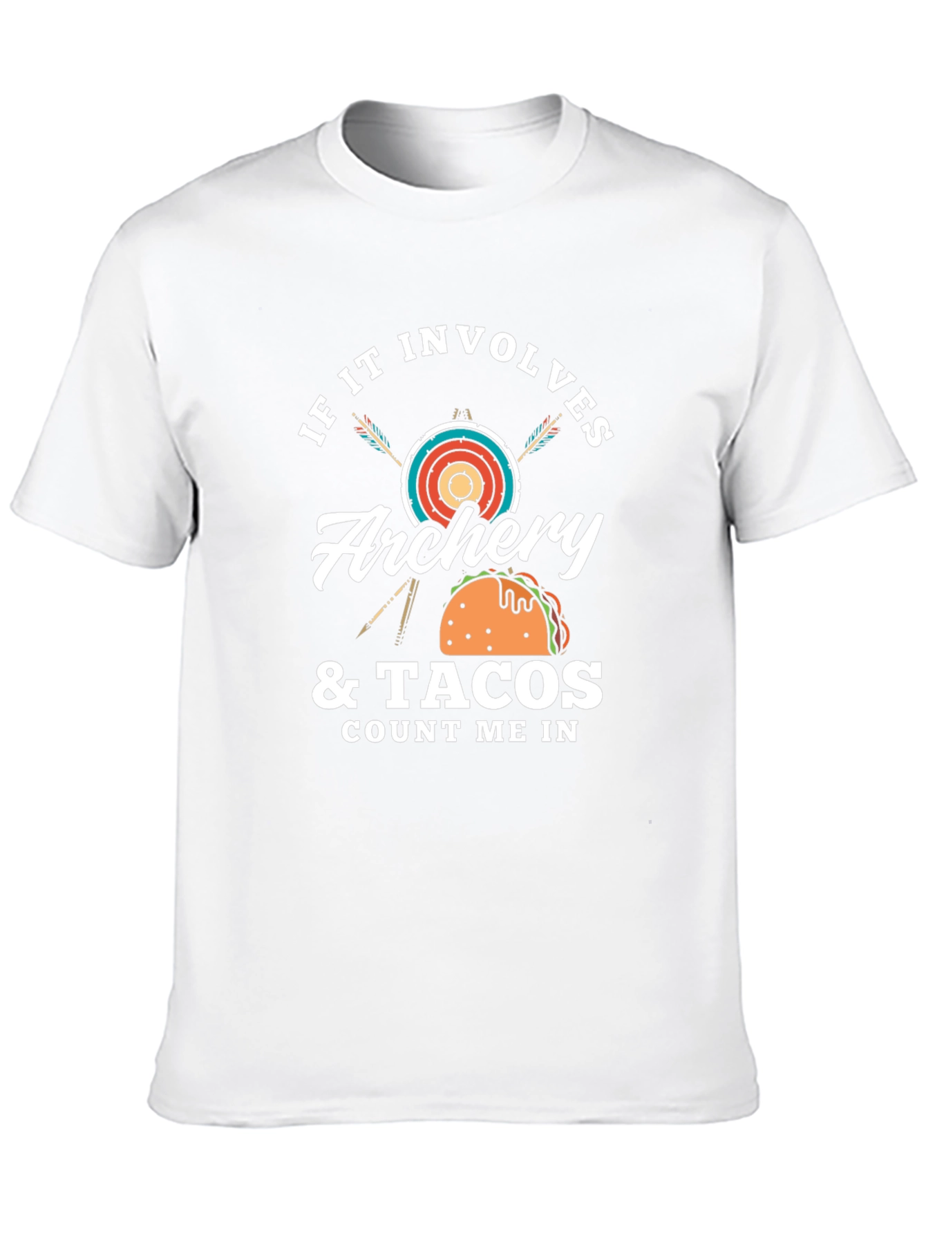 Archery & Tacos Mens T-Shirt - Count Me In
