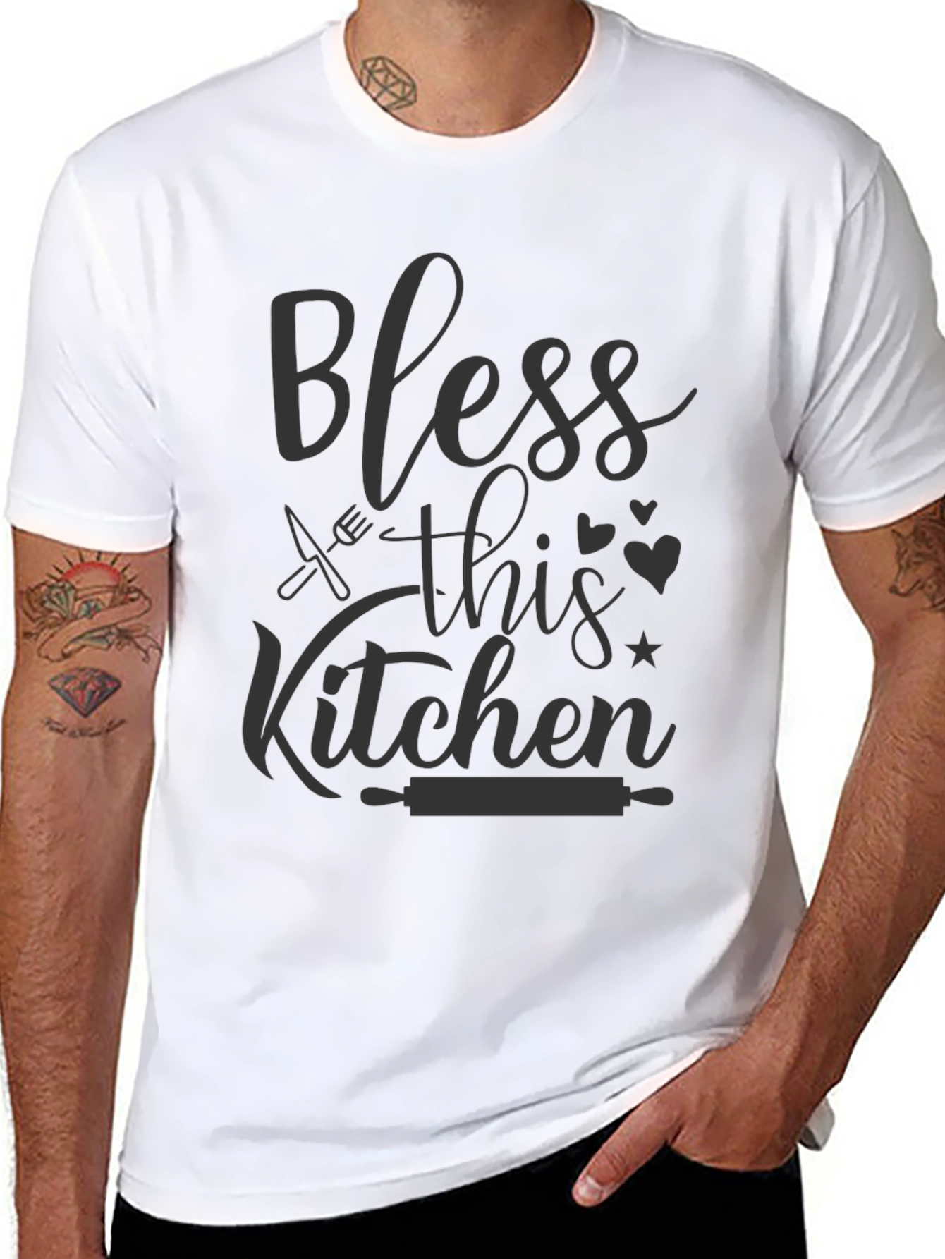 Bless This Kitchen Graphic Tee - Unisex