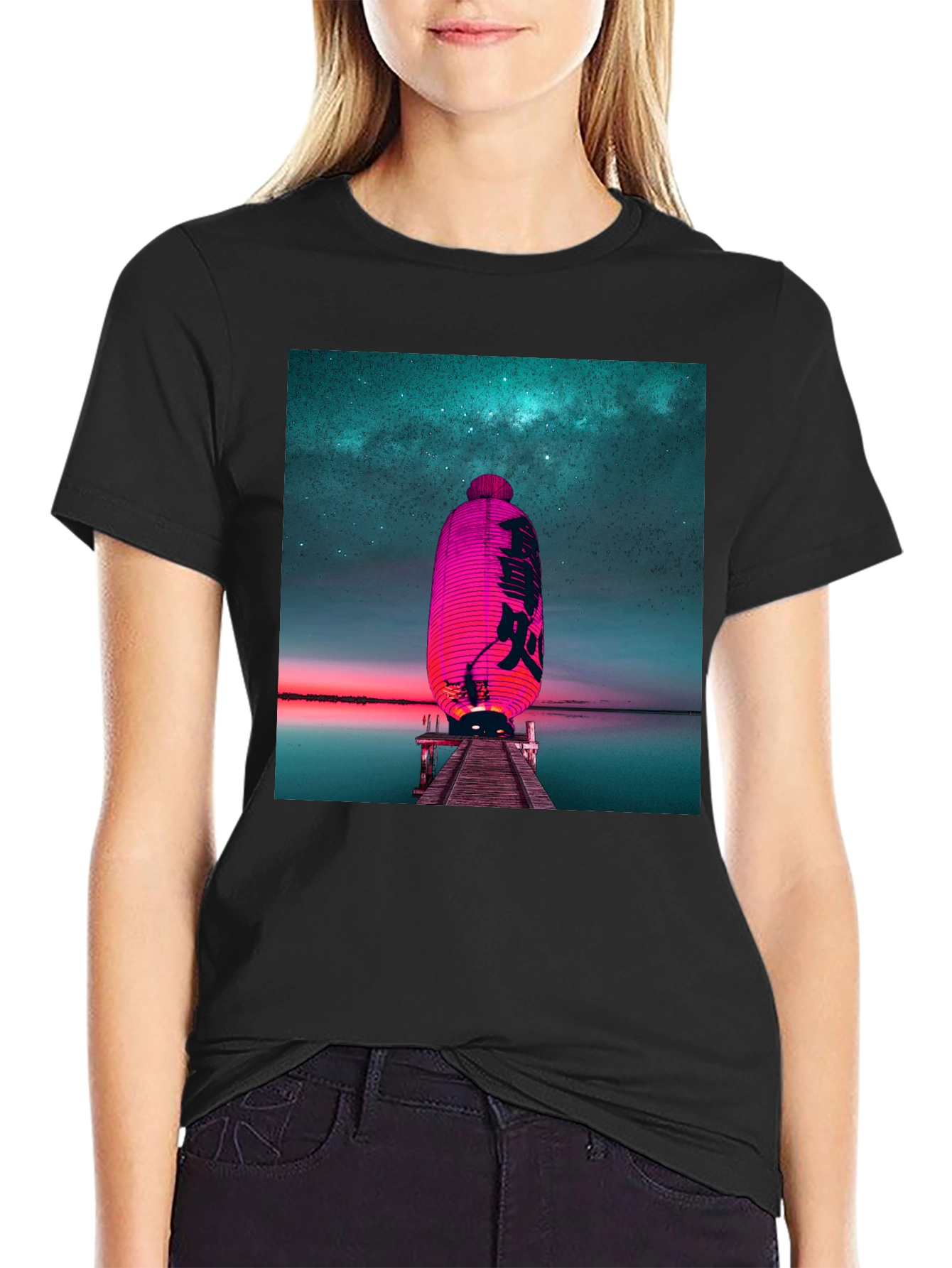 Lantern Night Sky T-Shirt