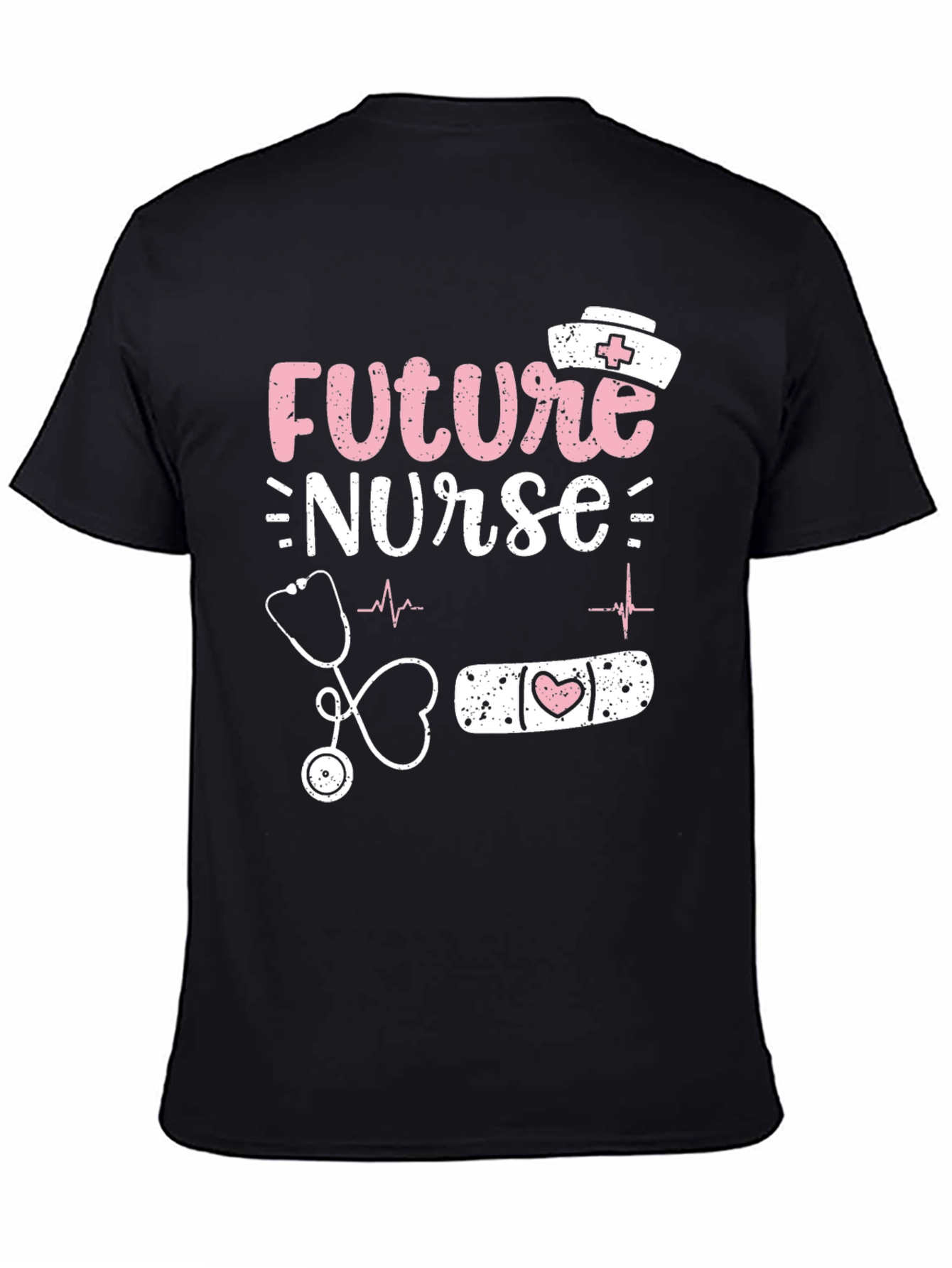 Future Nurse T-Shirt - Black Cotton Tee