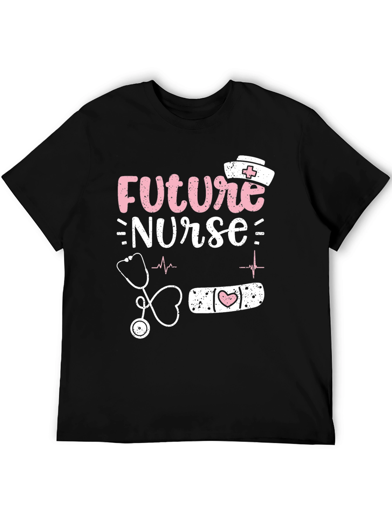 Future Nurse T-Shirt - Black Cotton Tee