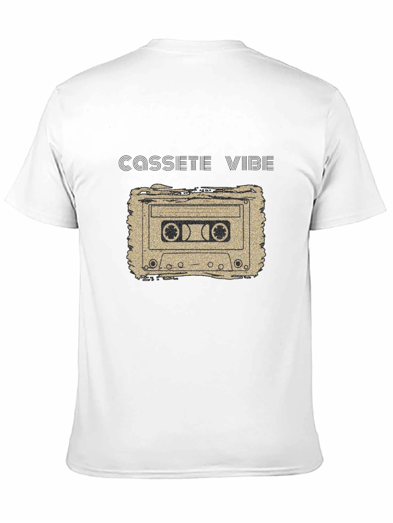 Cassette Vibe Black Graphic T-Shirt