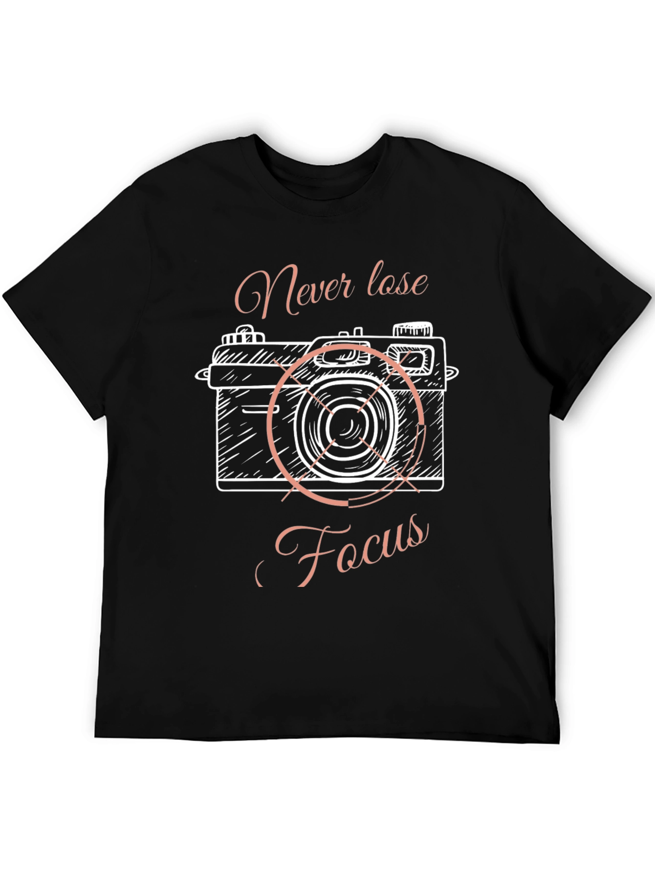 Never Lose Focus Camera Graphic Tee