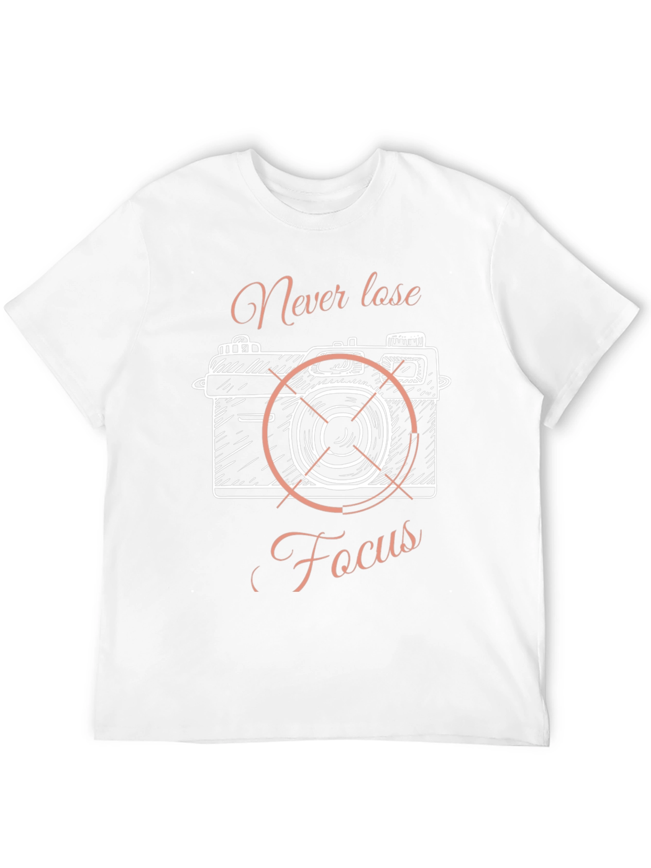Never Lose Focus Camera Graphic Tee