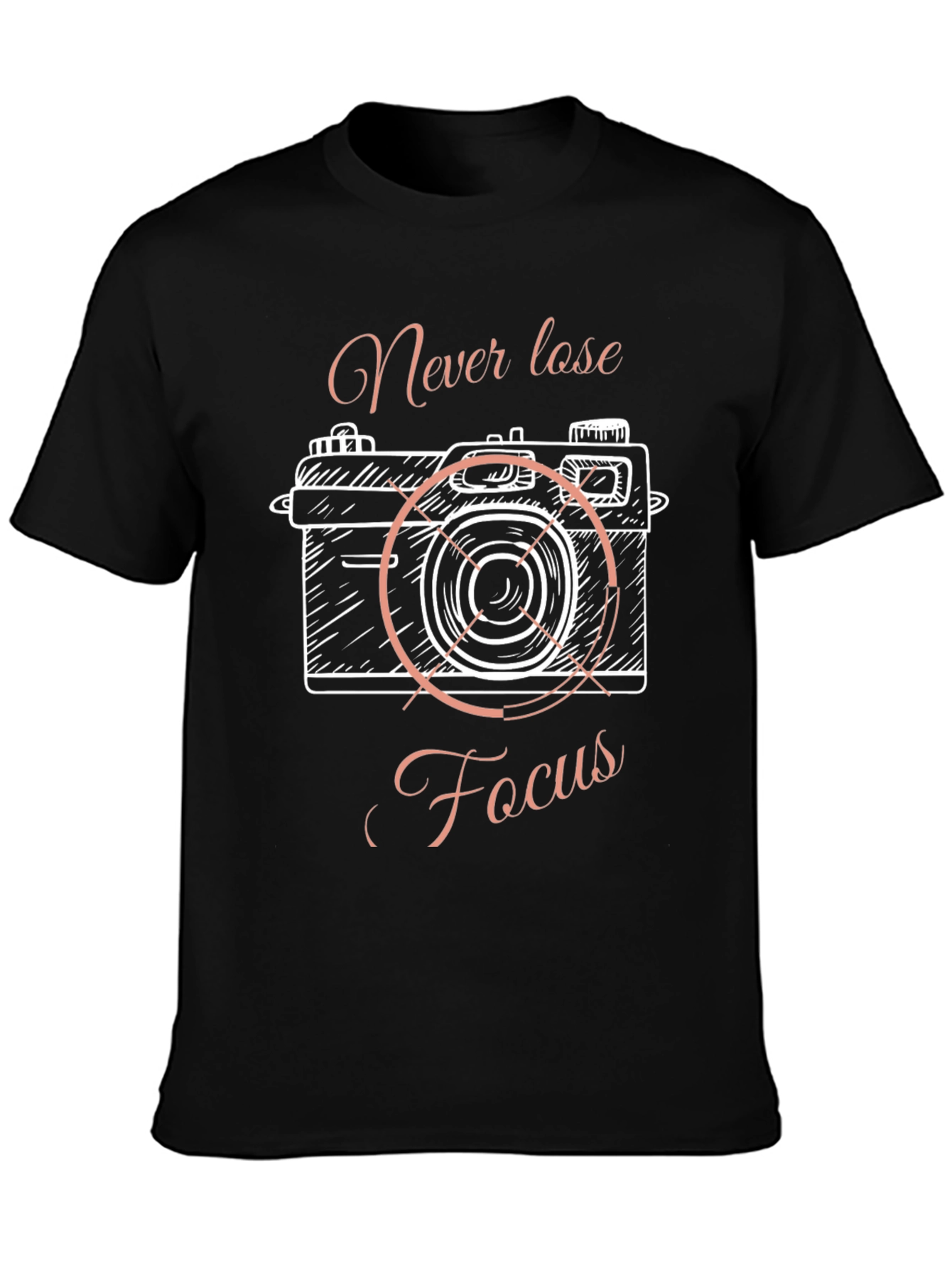 Never Lose Focus Camera Graphic Tee