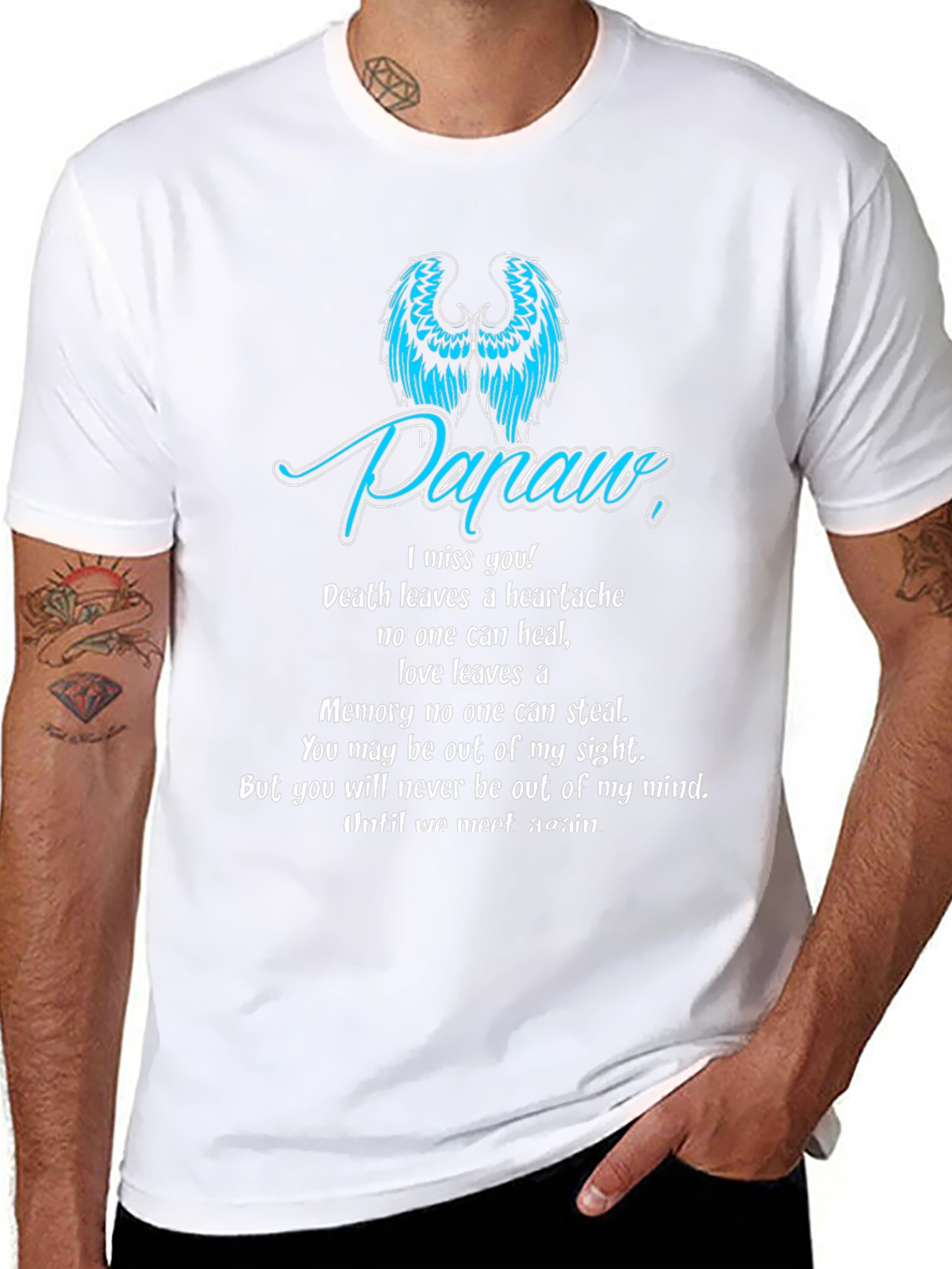 In Loving Memory T-Shirt - Papaw Memorial