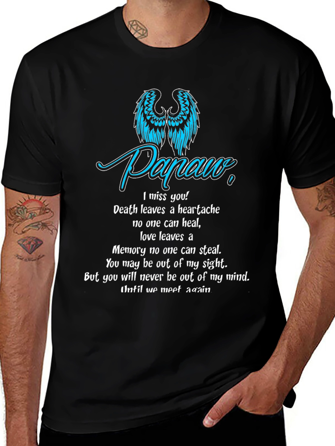 In Loving Memory T-Shirt - Papaw Memorial