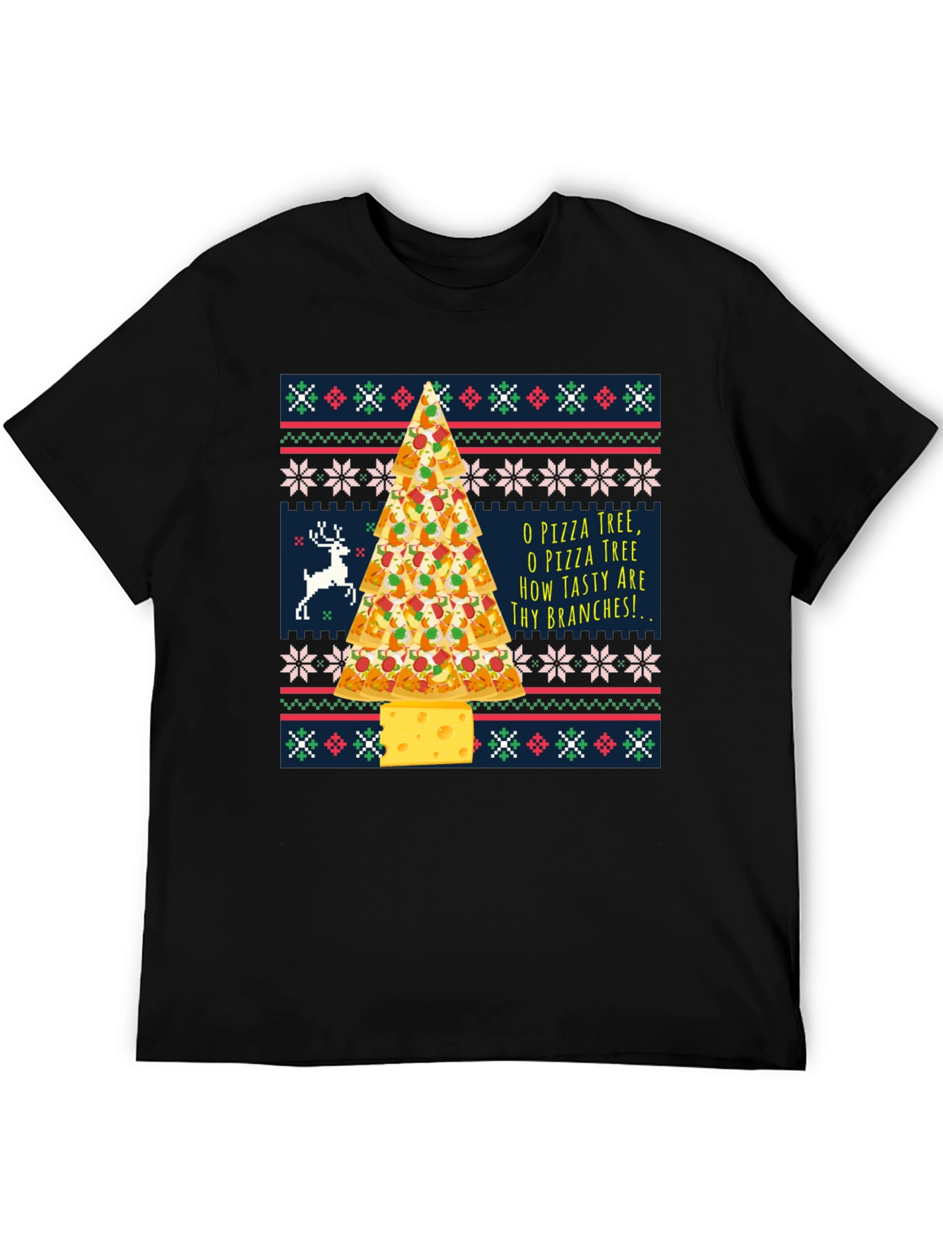 Pizza Tree Holiday T-Shirt