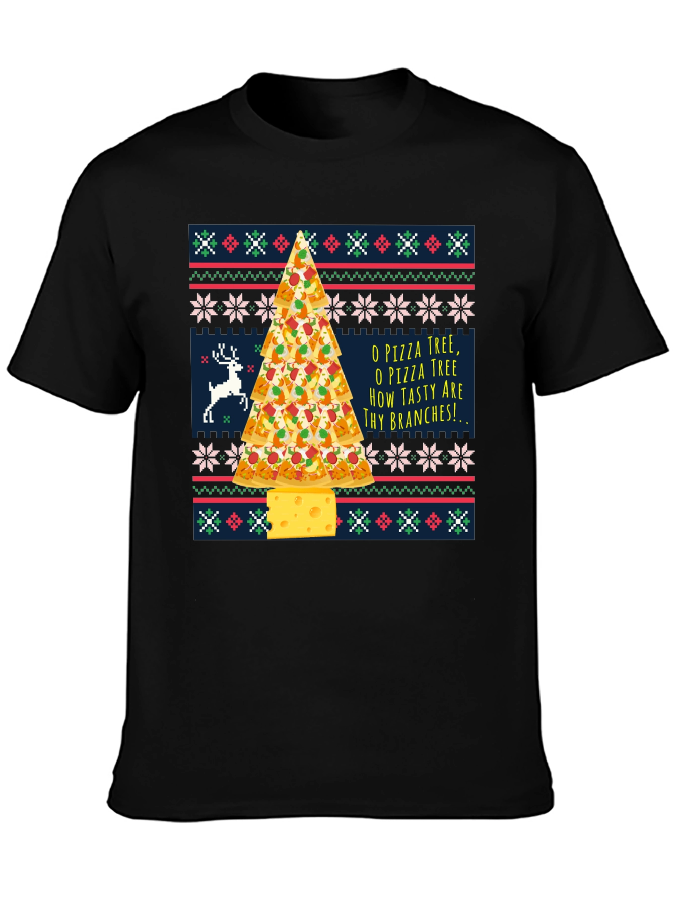 Pizza Tree Holiday T-Shirt