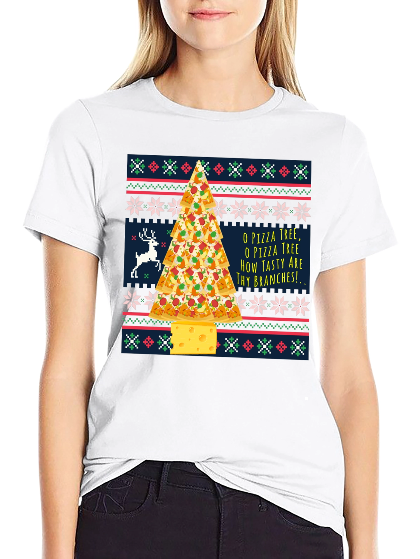 Pizza Tree Holiday T-Shirt