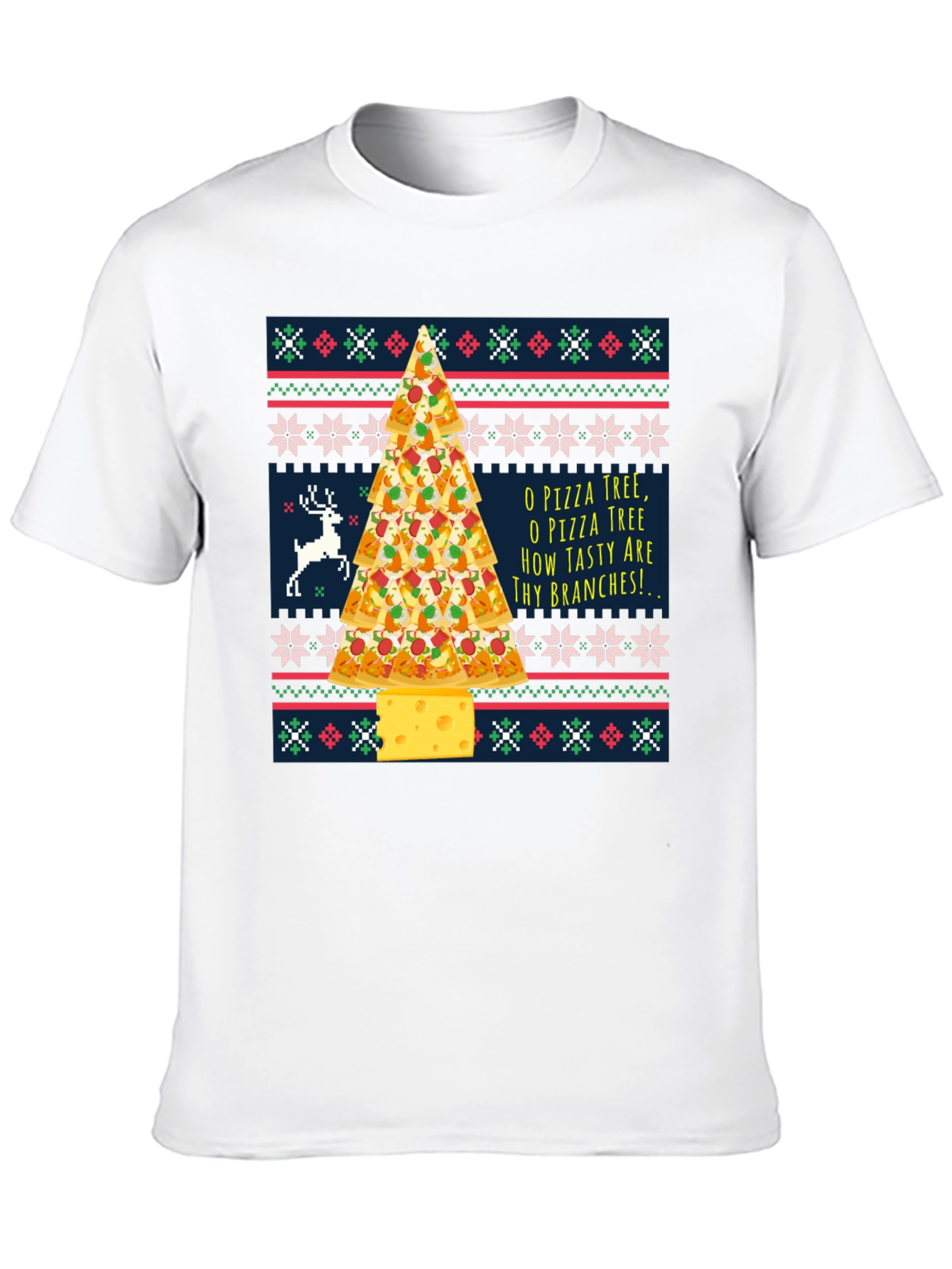 Pizza Tree Holiday T-Shirt