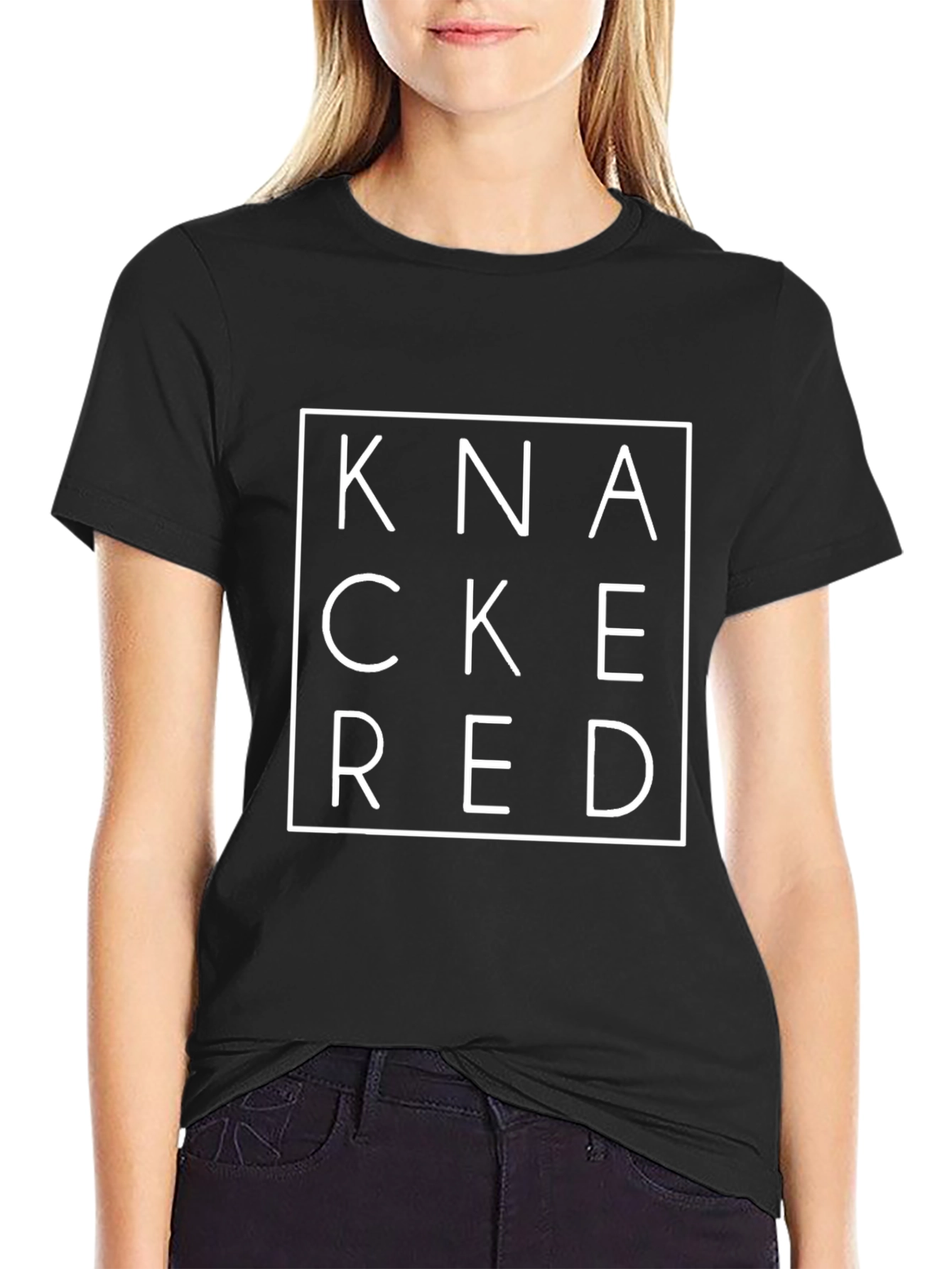 Knackered Graphic T-Shirt - Black