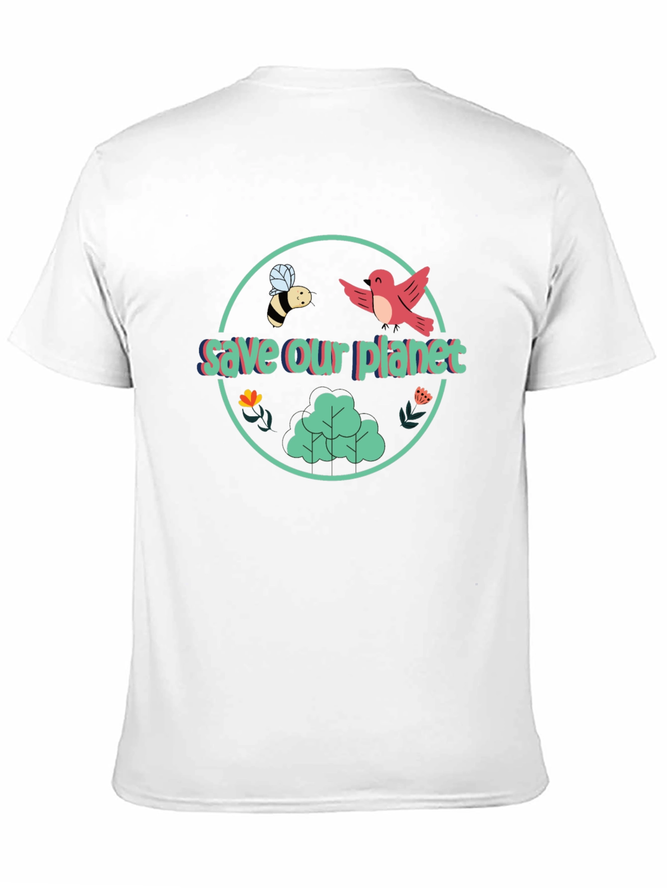 Eco-Friendly Save Our Planet Graphic Tee