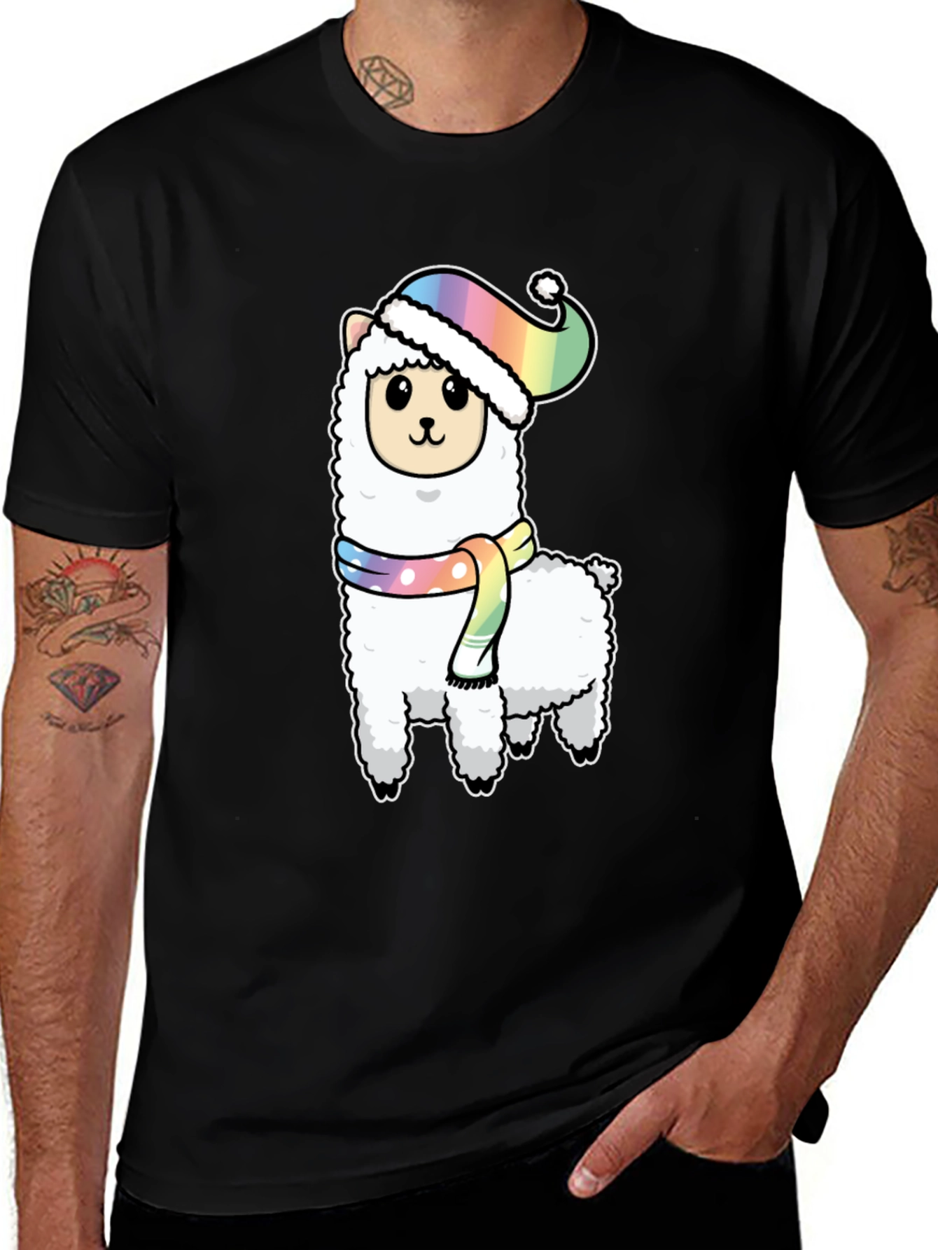Llama Christmas Shirt - Holiday Graphic Tee