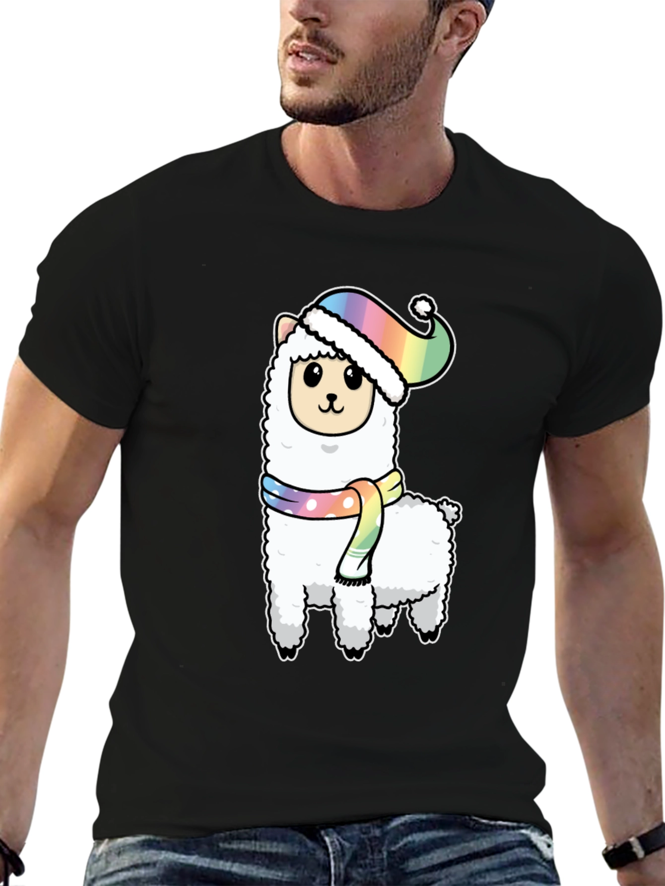 Llama Christmas Shirt - Holiday Graphic Tee