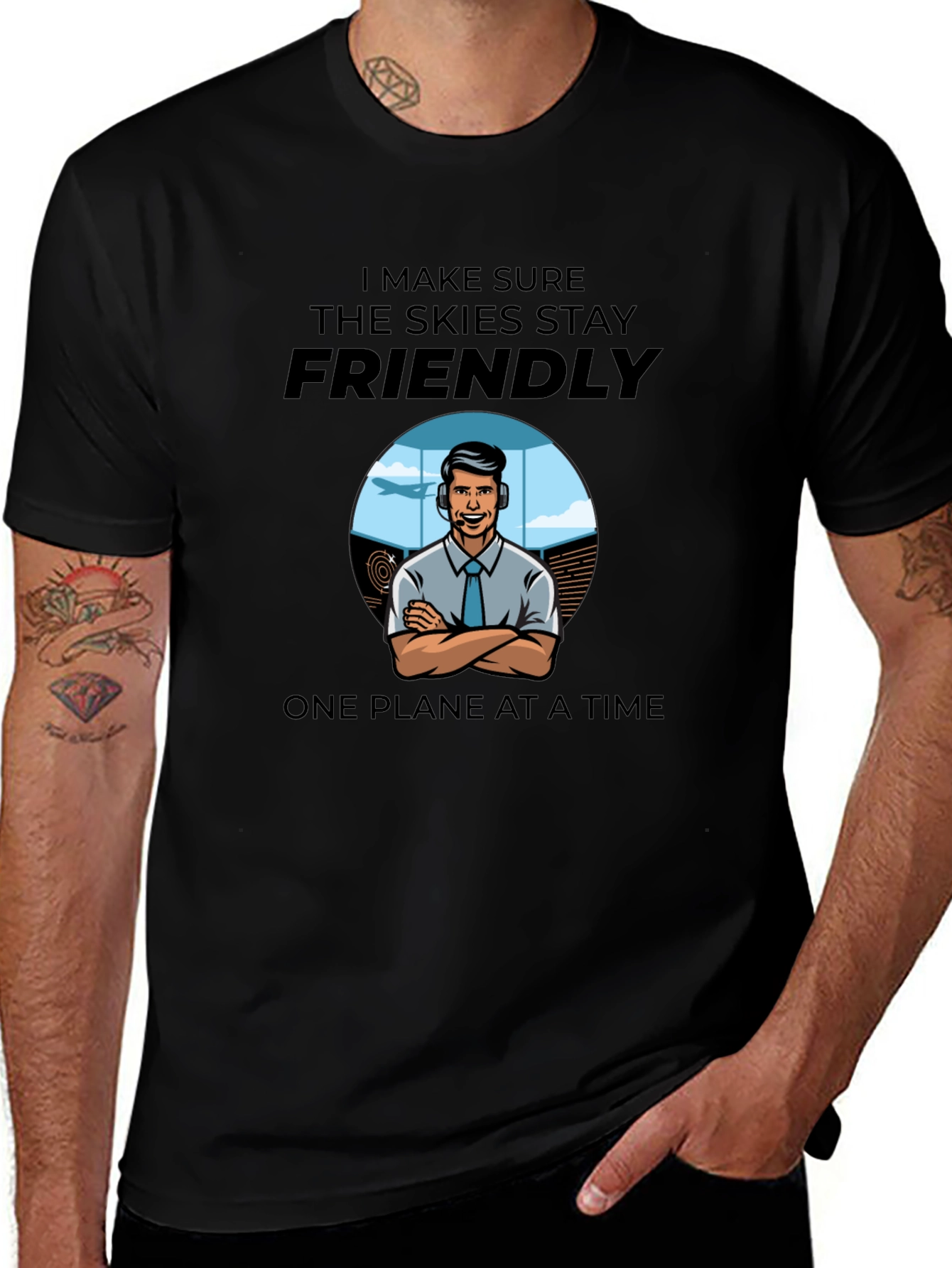 Air Traffic Controller T-Shirt - Friendly Skies