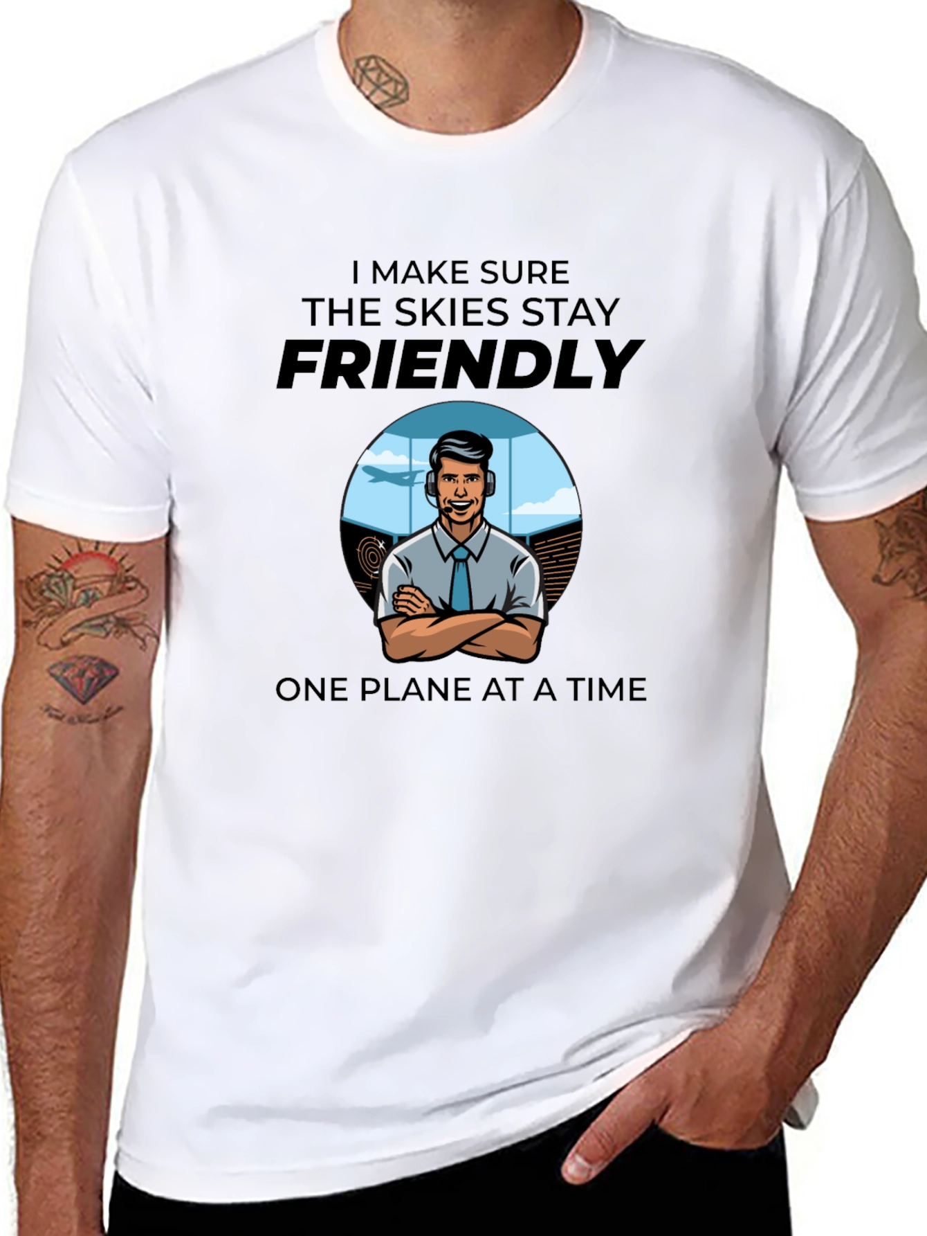 Air Traffic Controller T-Shirt - Friendly Skies