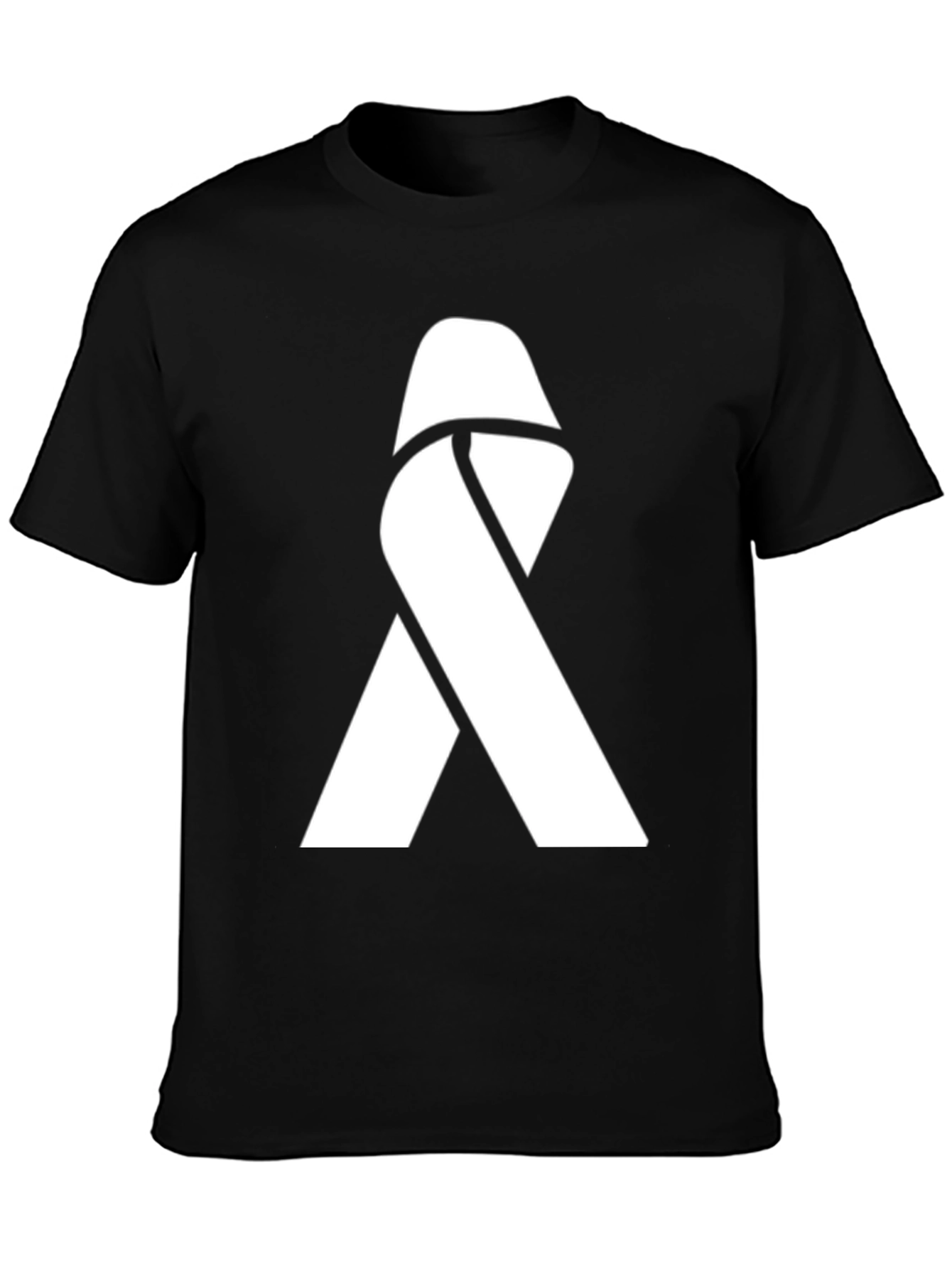 Awareness Ribbon Graphic Tee - Black