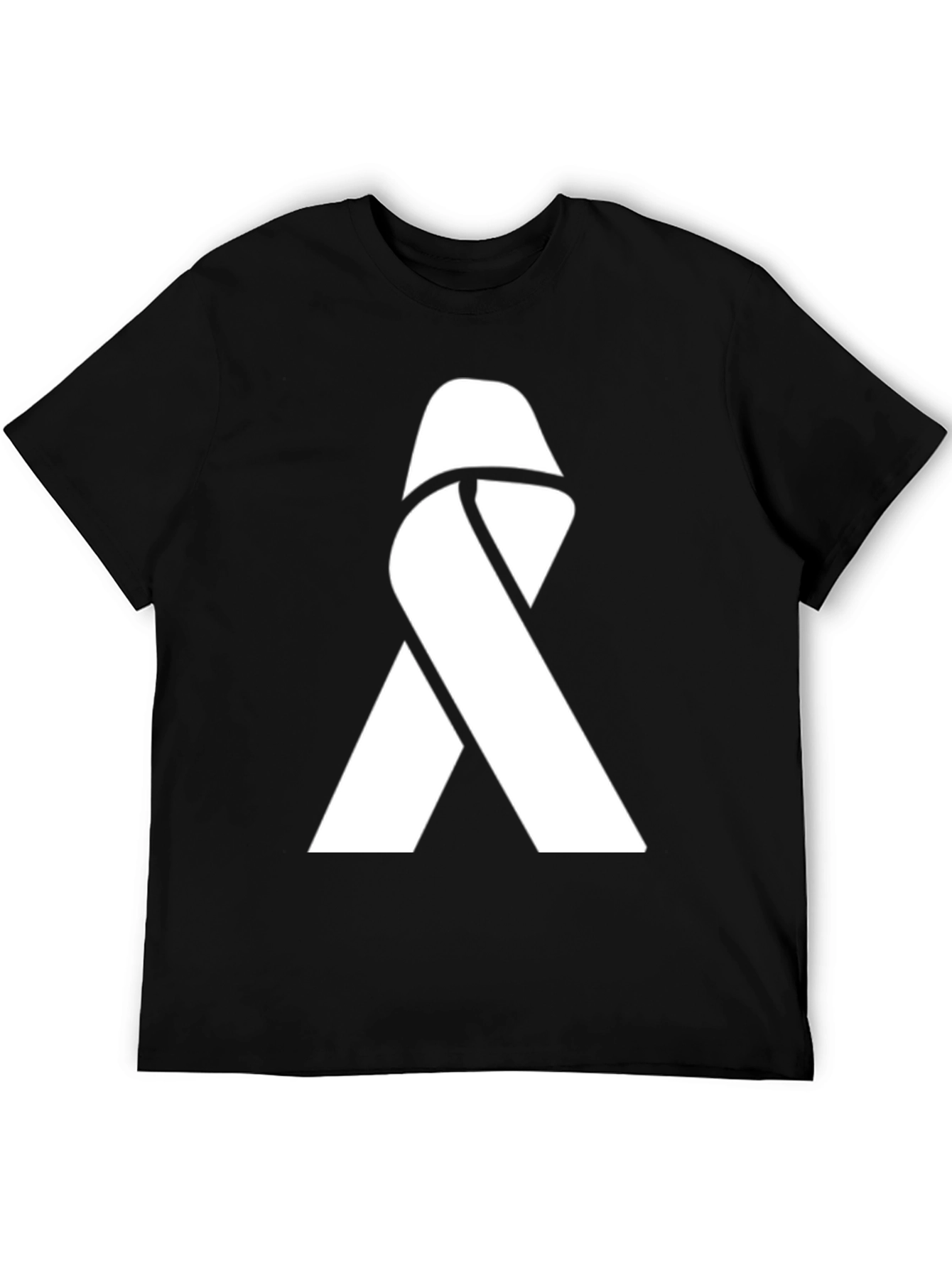 Awareness Ribbon Graphic Tee - Black