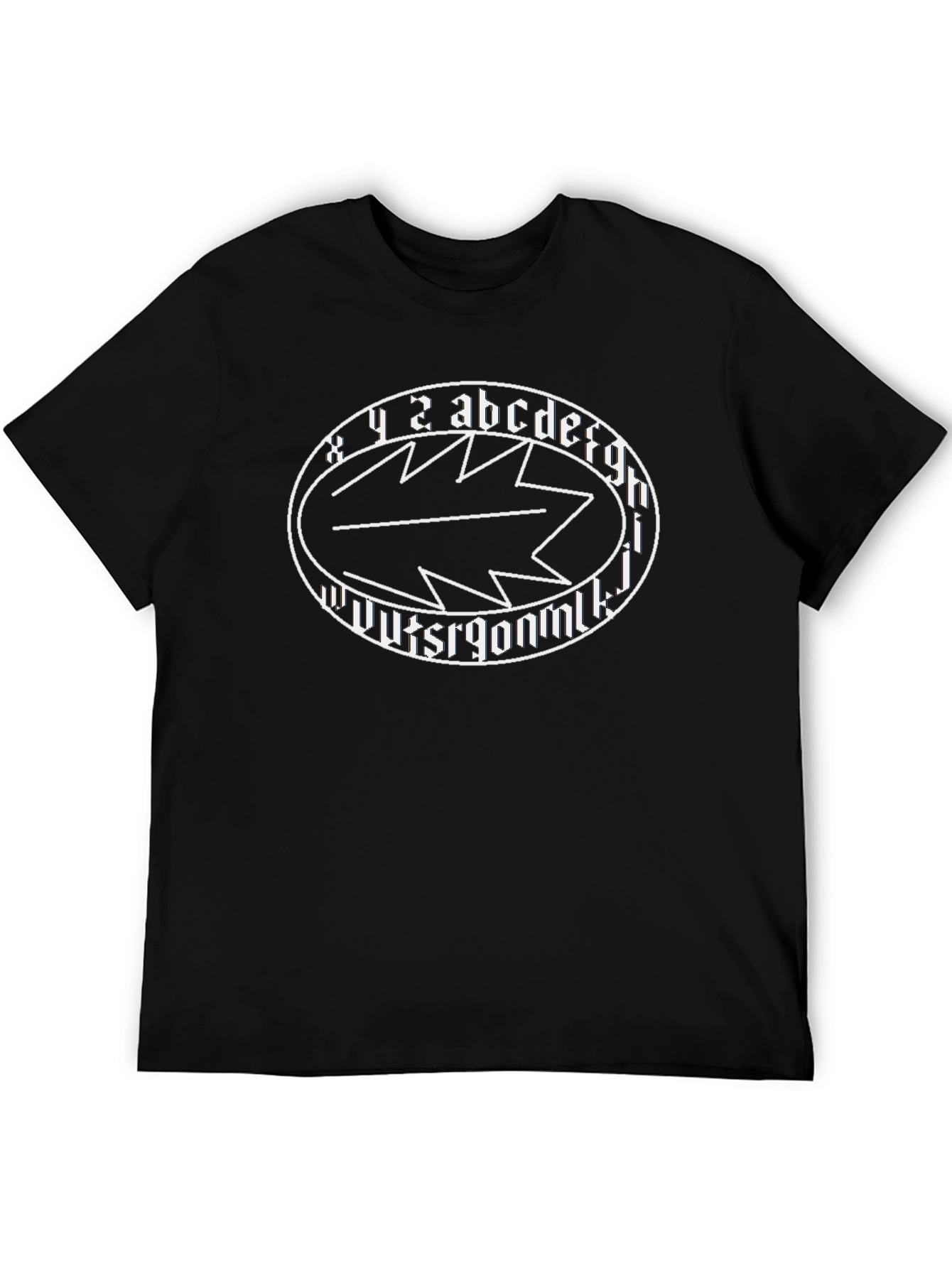 Abstract Symbol Black T-Shirt
