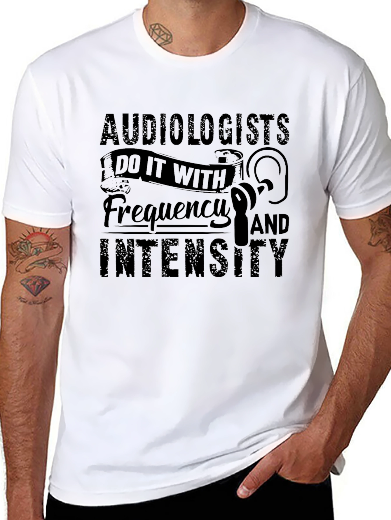 Audiologists Frequency Intensity Graphic T-Shirt