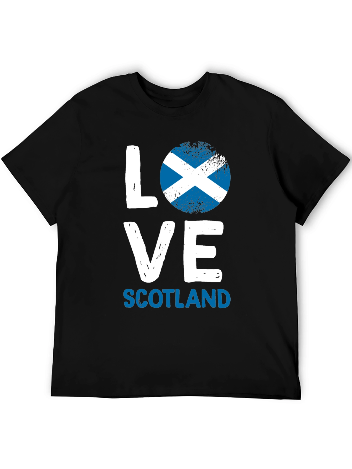 Love Scotland T-Shirt Scottish Flag Graphic Tee