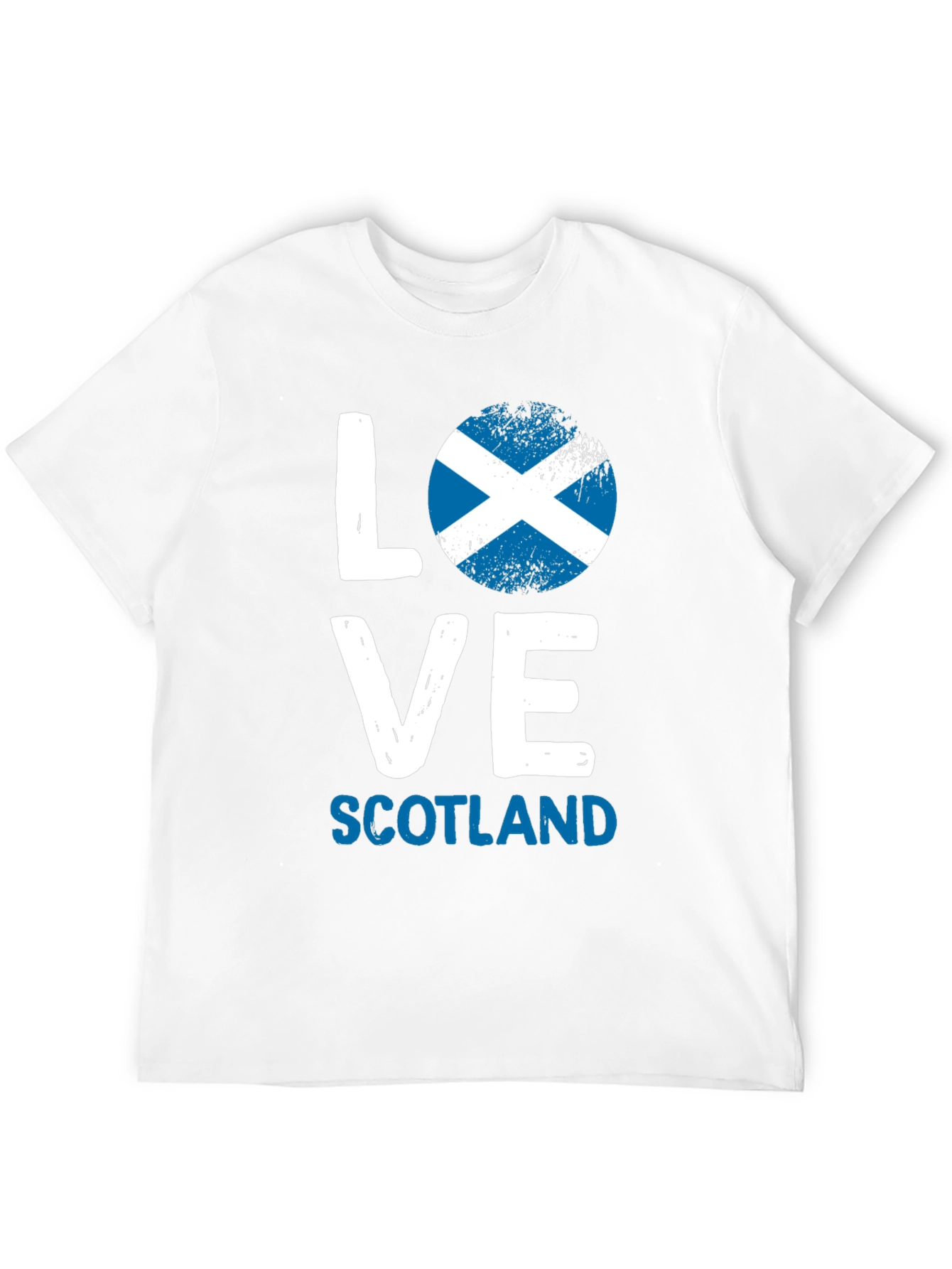 Love Scotland T-Shirt Scottish Flag Graphic Tee