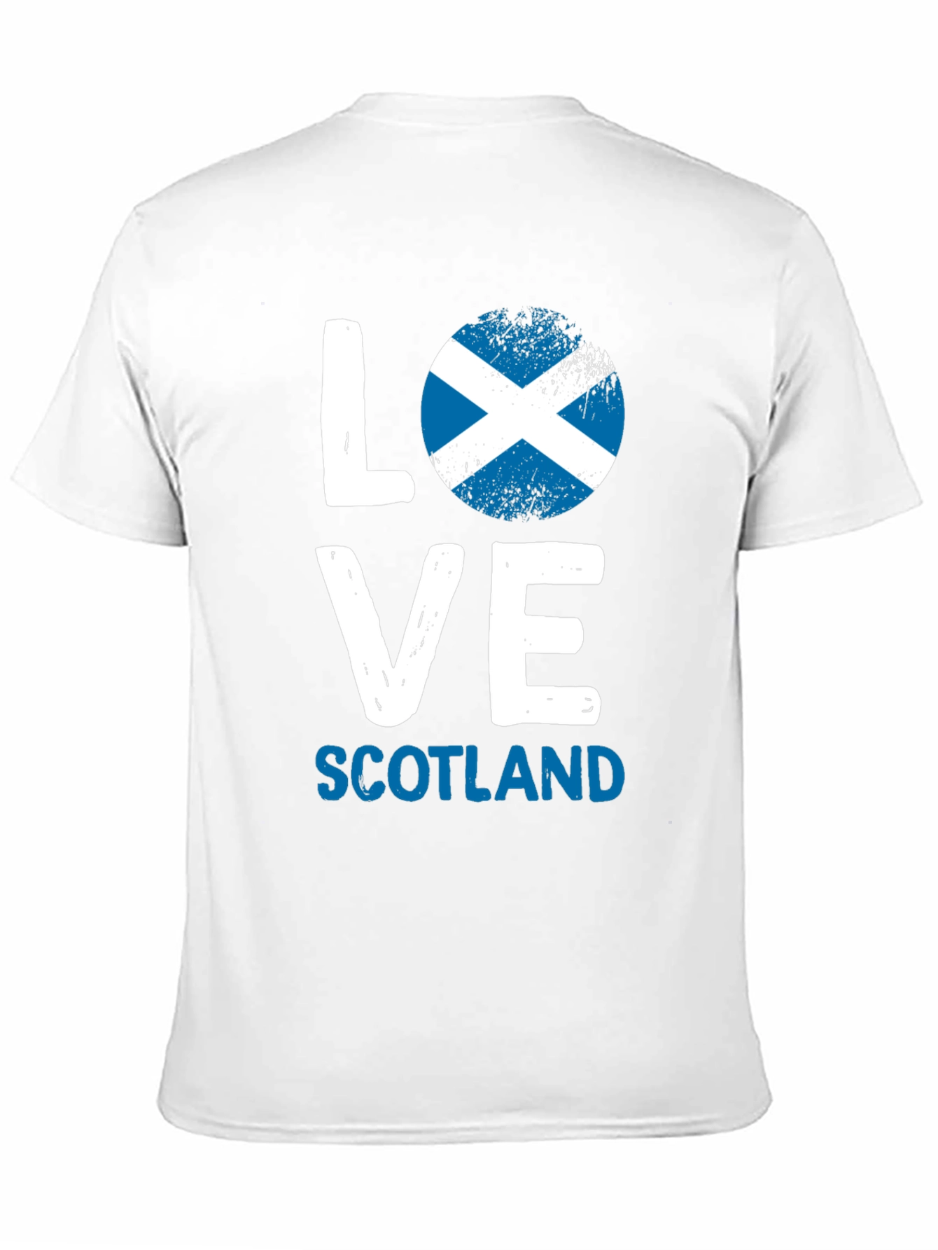 Love Scotland T-Shirt Scottish Flag Graphic Tee