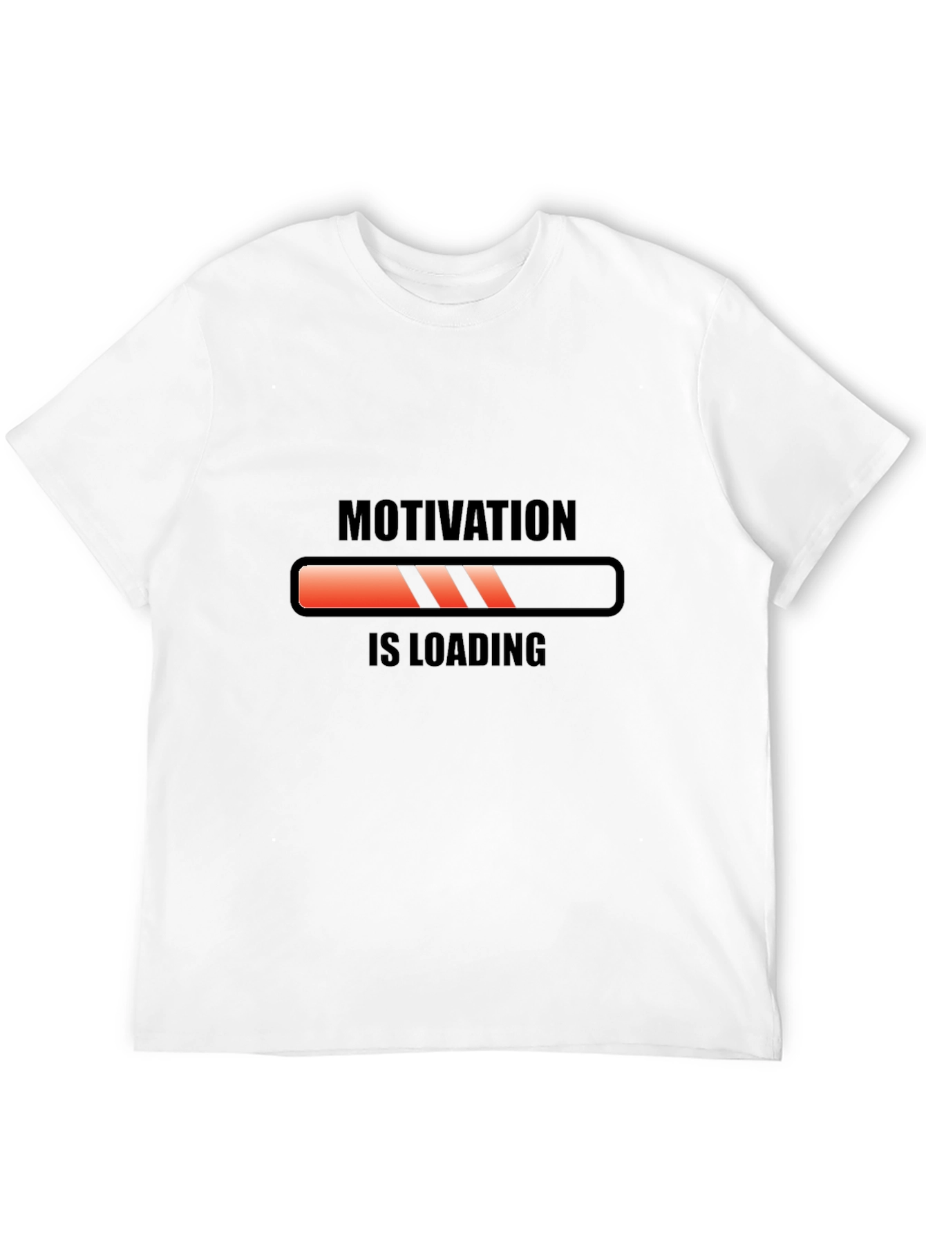 Motivation Loading Graphic Tee - Black