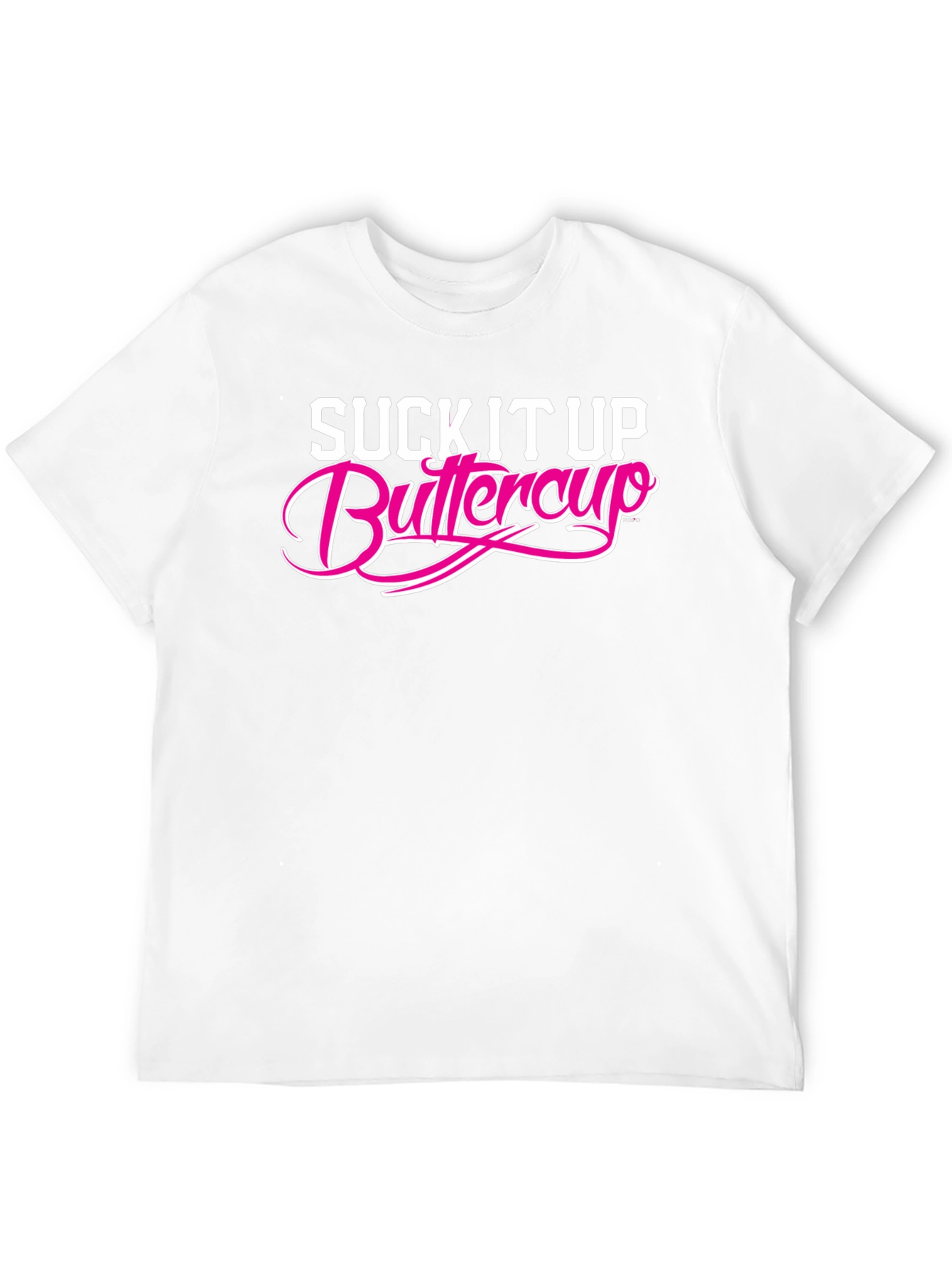 Suck It Up Buttercup Graphic Tee - Black