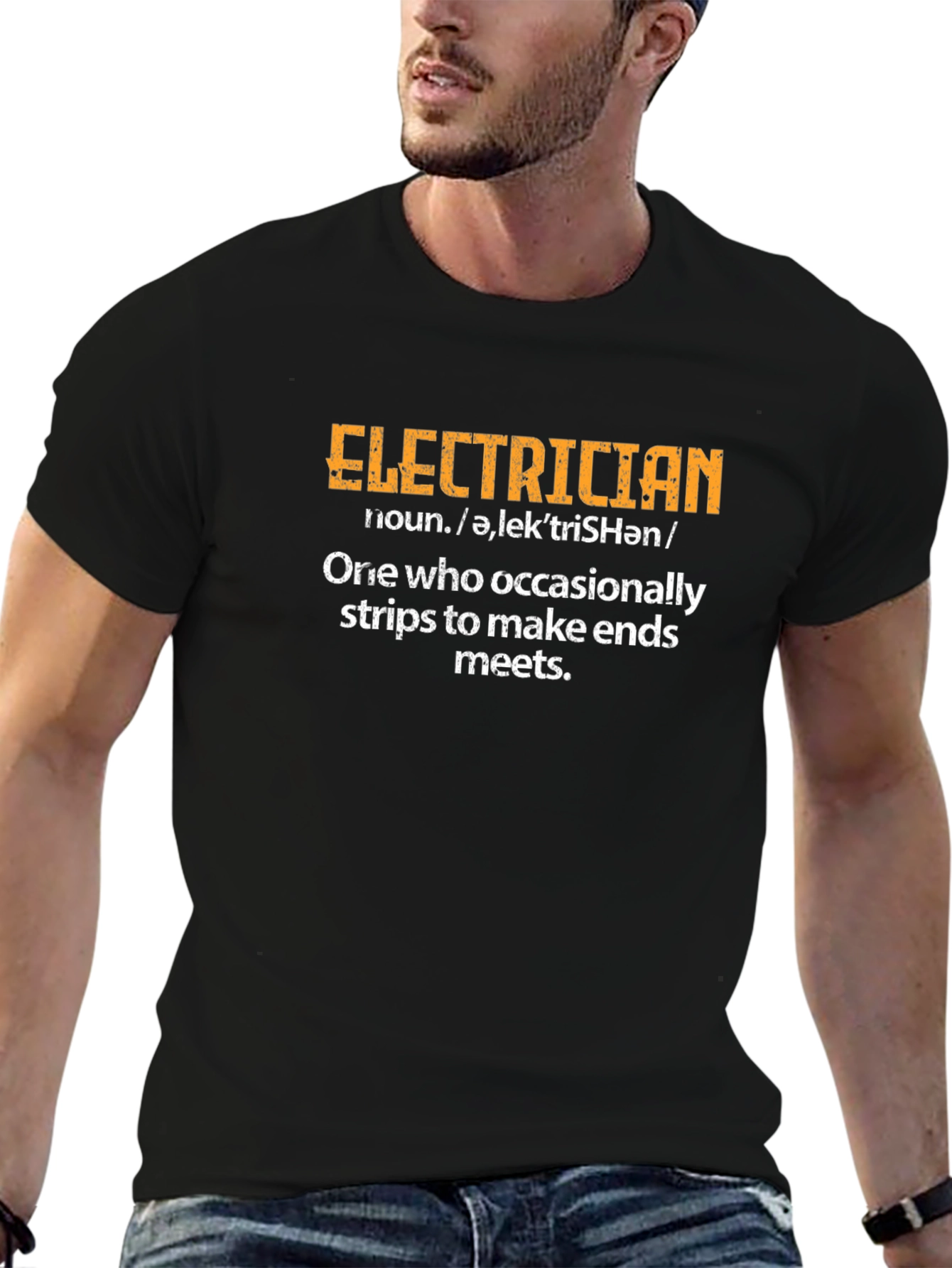 Electrician Humor Graphic T-Shirt - Profession Inspired Apparel