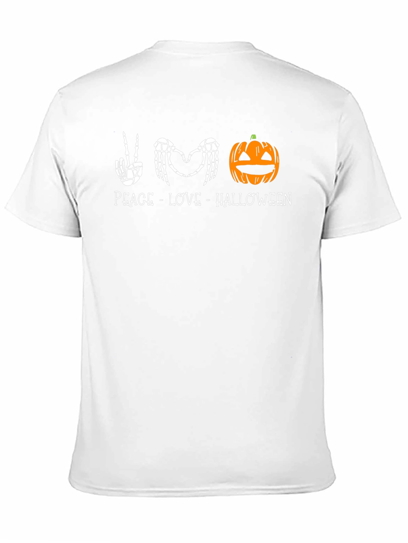 Peace Love Halloween Graphic T-Shirt