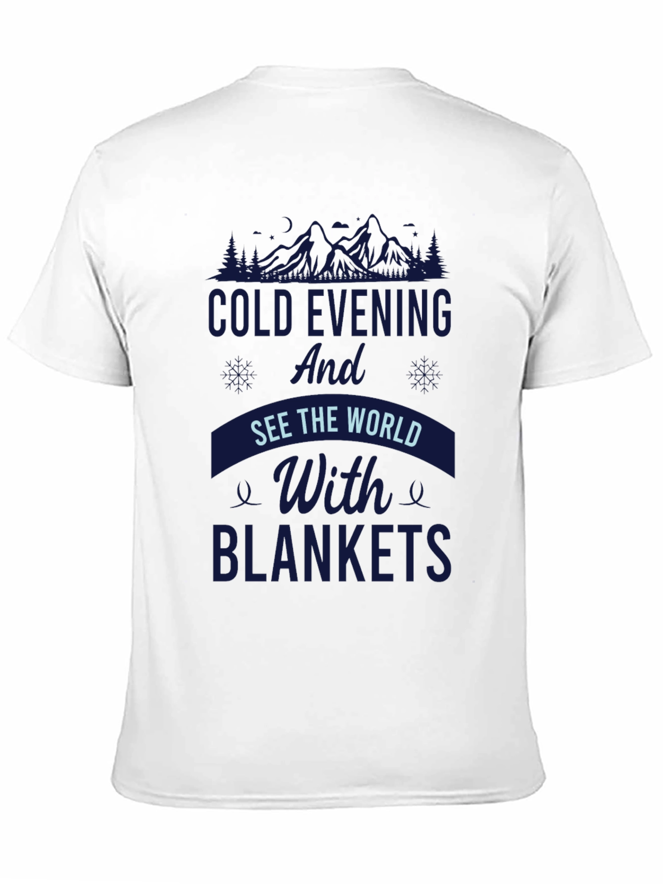 Cold Evening Blankets Graphic Tee