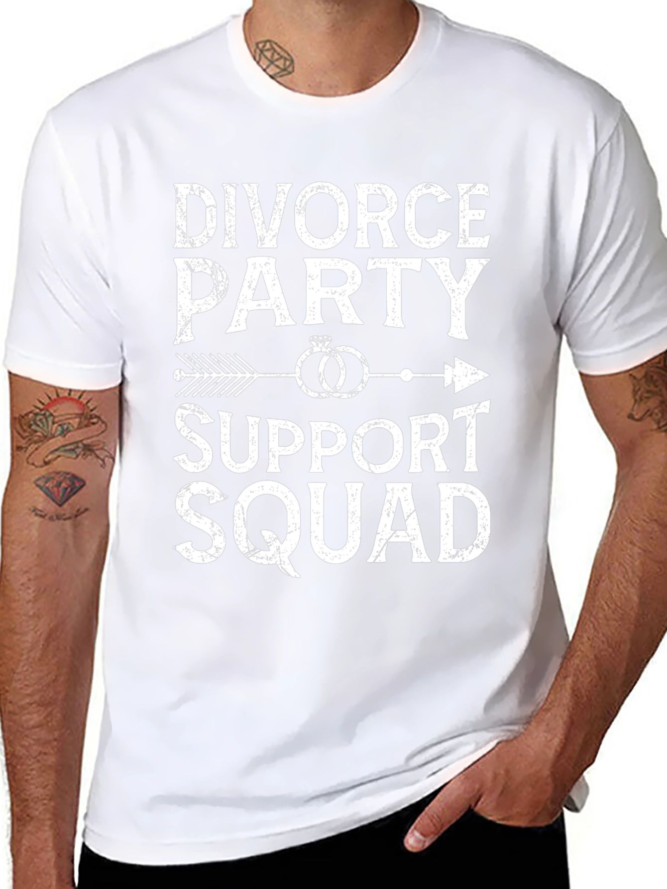 Divorce Party Support Squad Graphic Tee