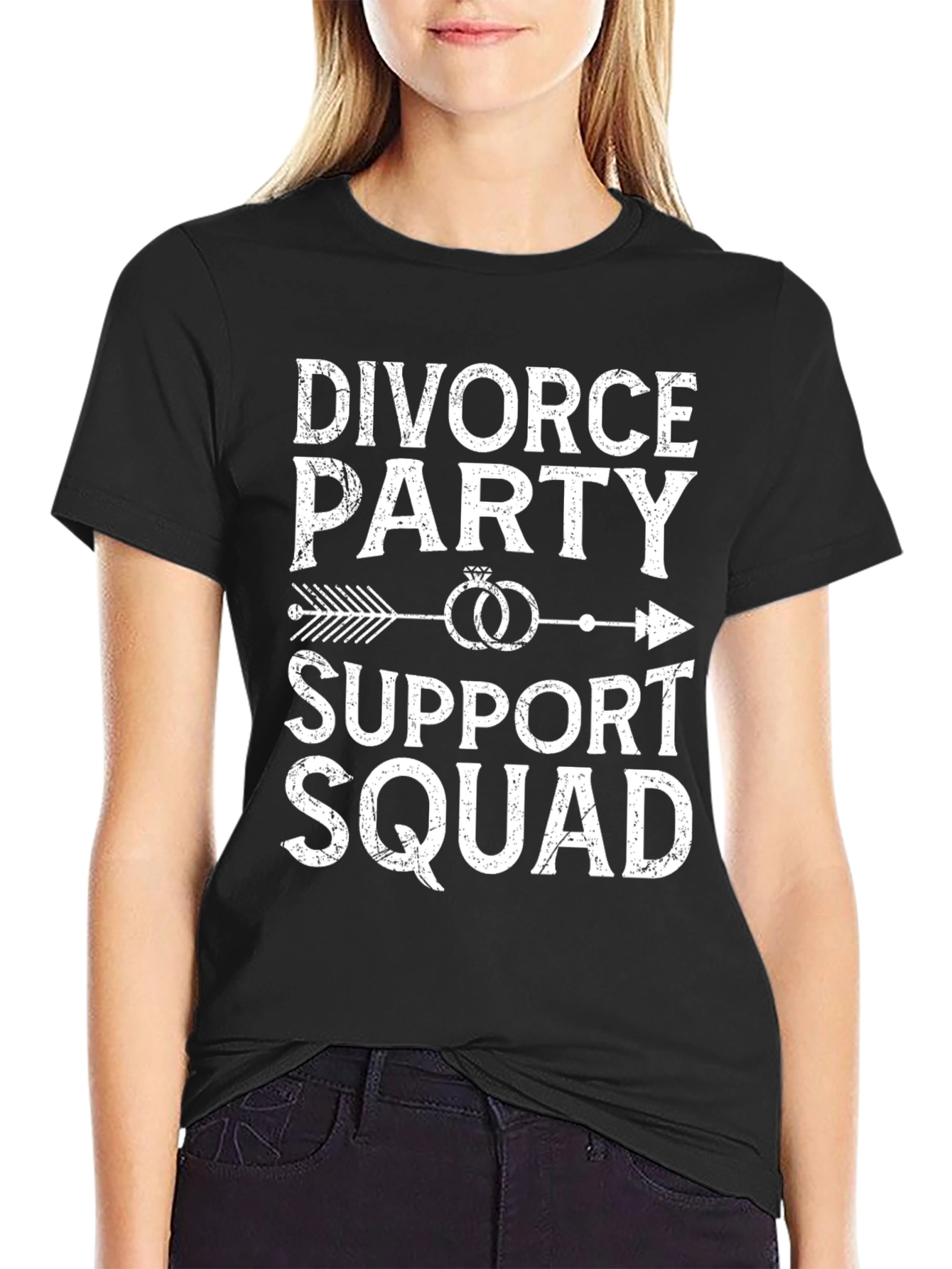 Divorce Party Support Squad Graphic Tee