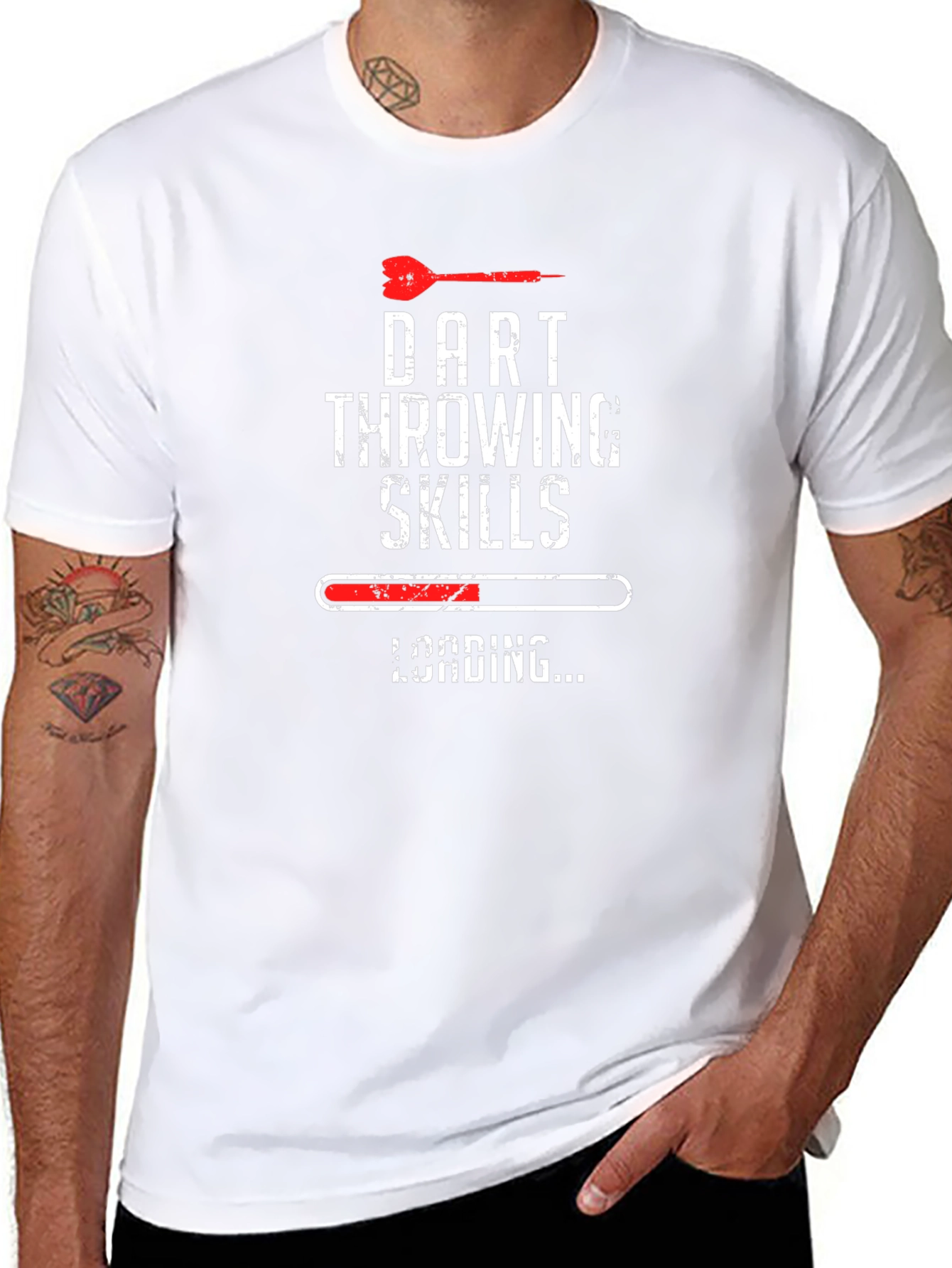 Dart Throwing Skills Loading Graphic Tee