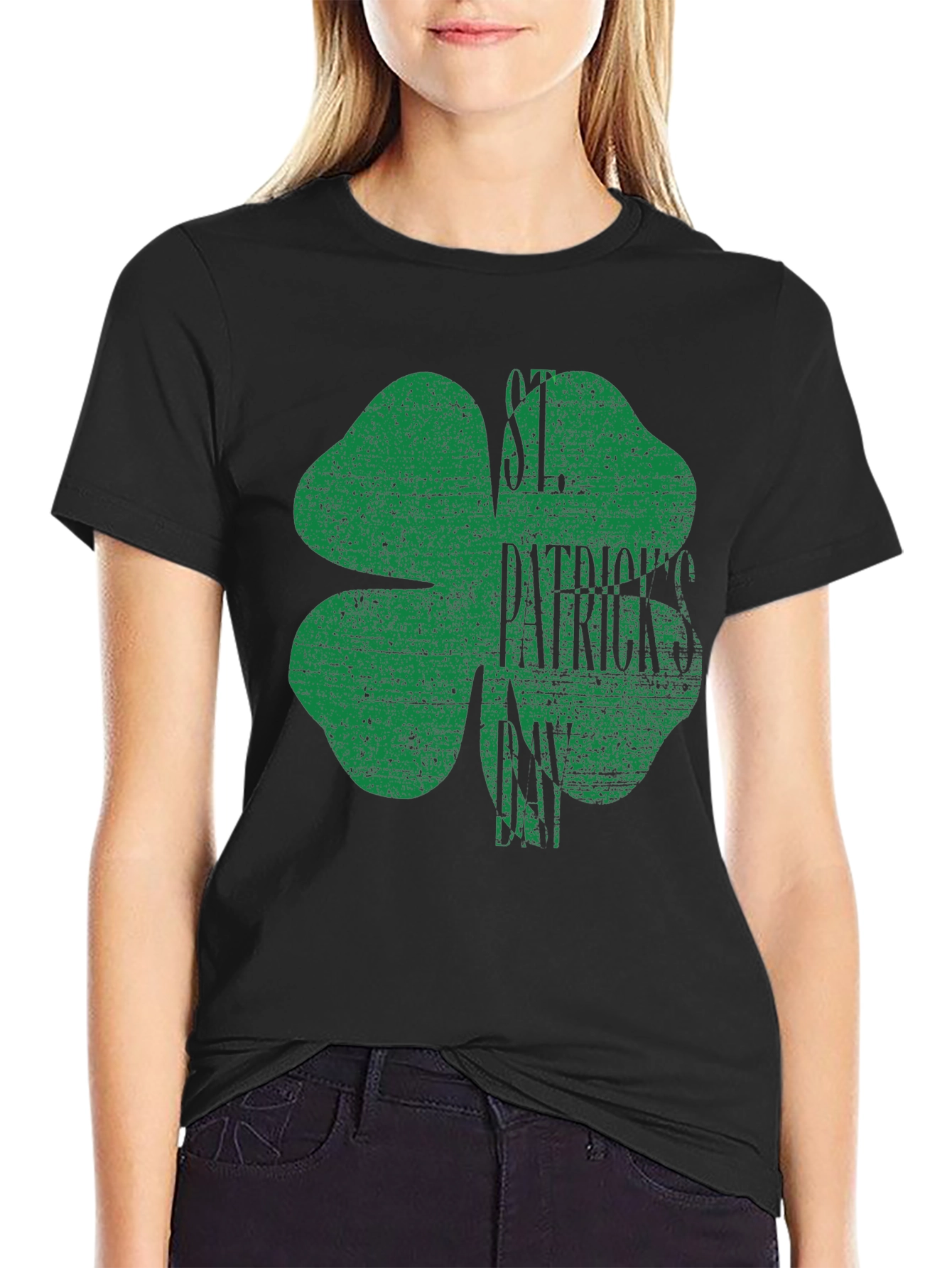St. Patricks Day Shamrock Graphic Tee