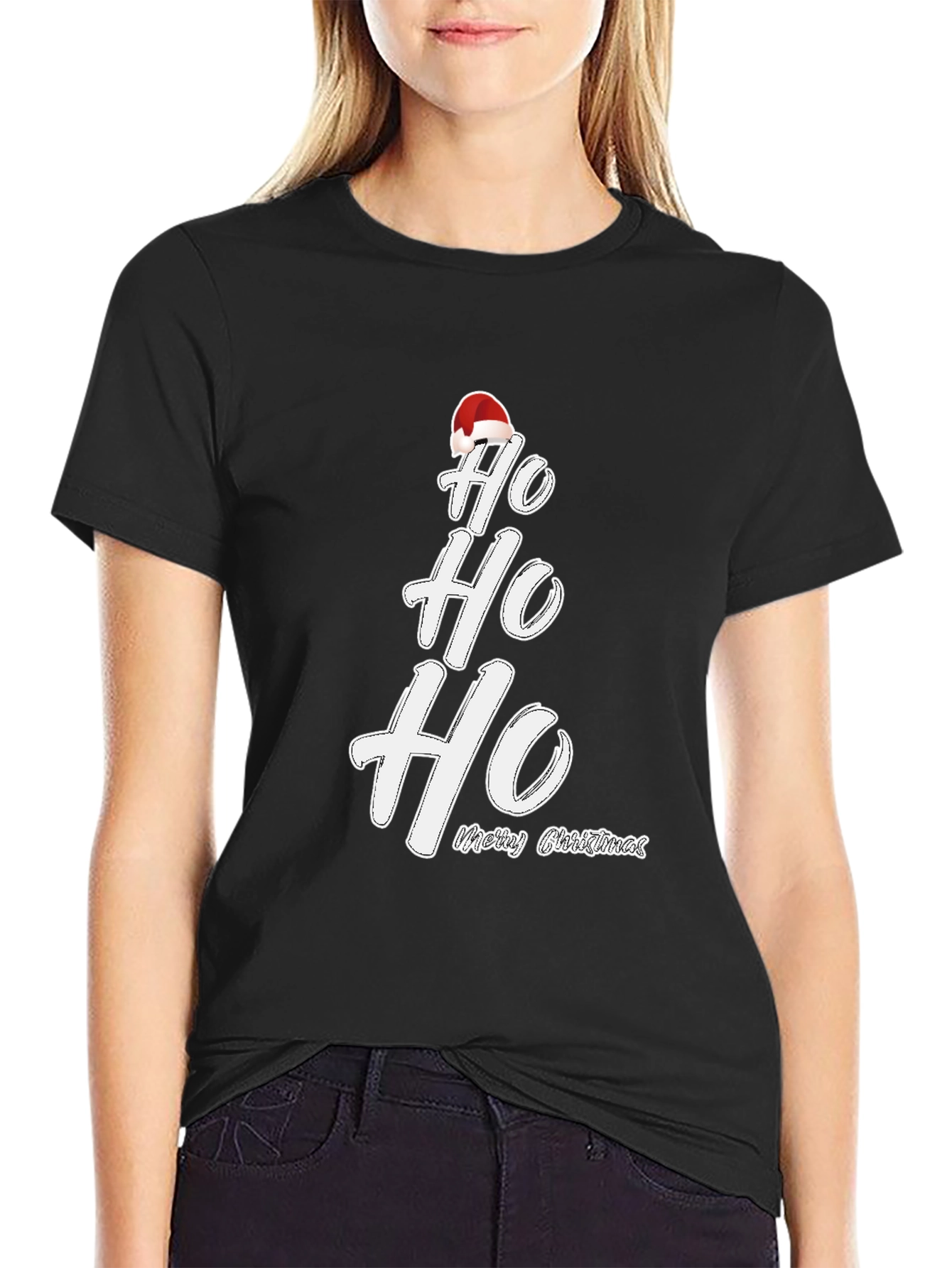 Festive Ho Ho Ho Christmas T-Shirt
