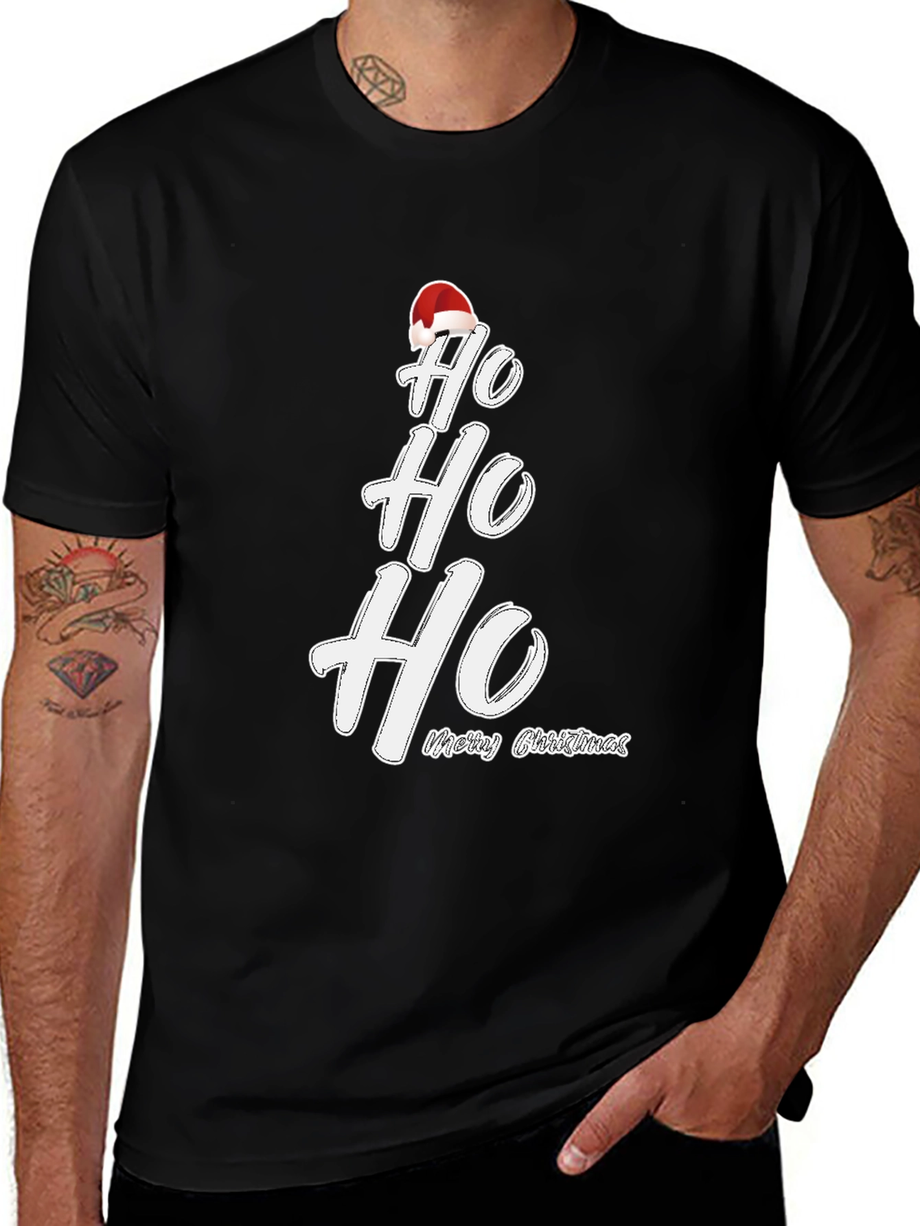 Festive Ho Ho Ho Christmas T-Shirt
