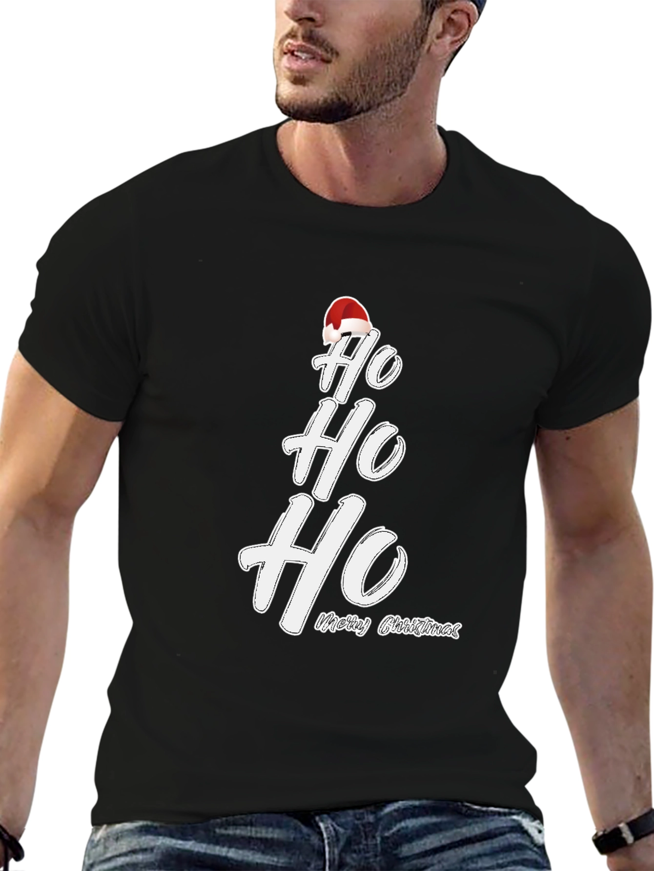 Festive Ho Ho Ho Christmas T-Shirt