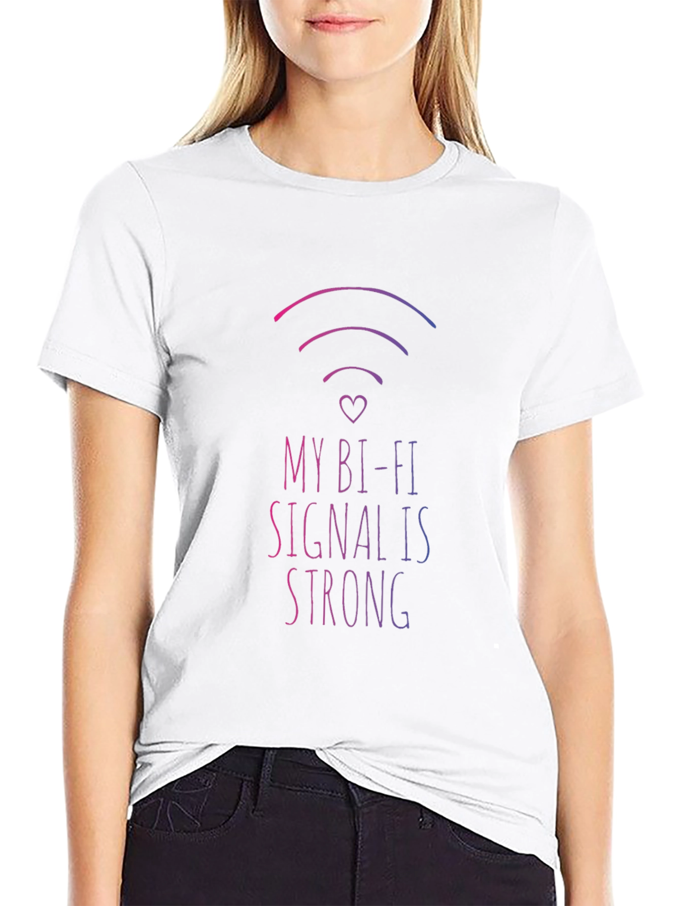 Bi-Fi Signal T-Shirt - Black