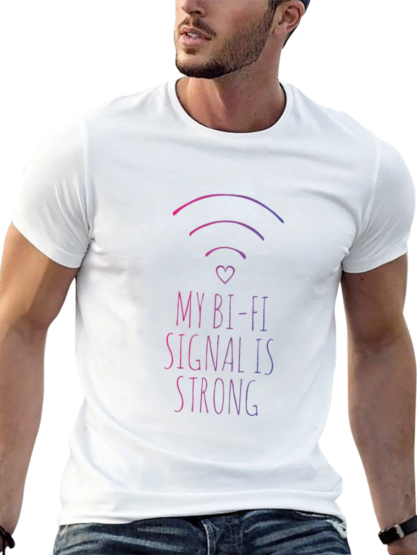 Bi-Fi Signal T-Shirt - Black