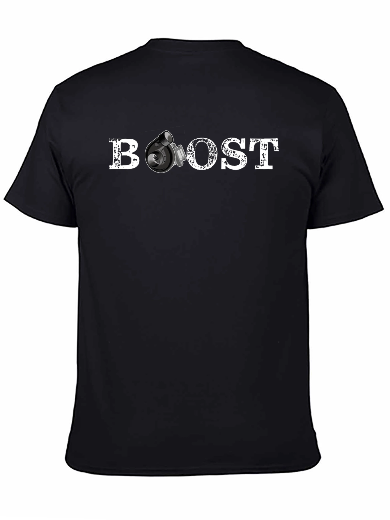 Boost Turbo Graphic T-Shirt - Black Crew Neck