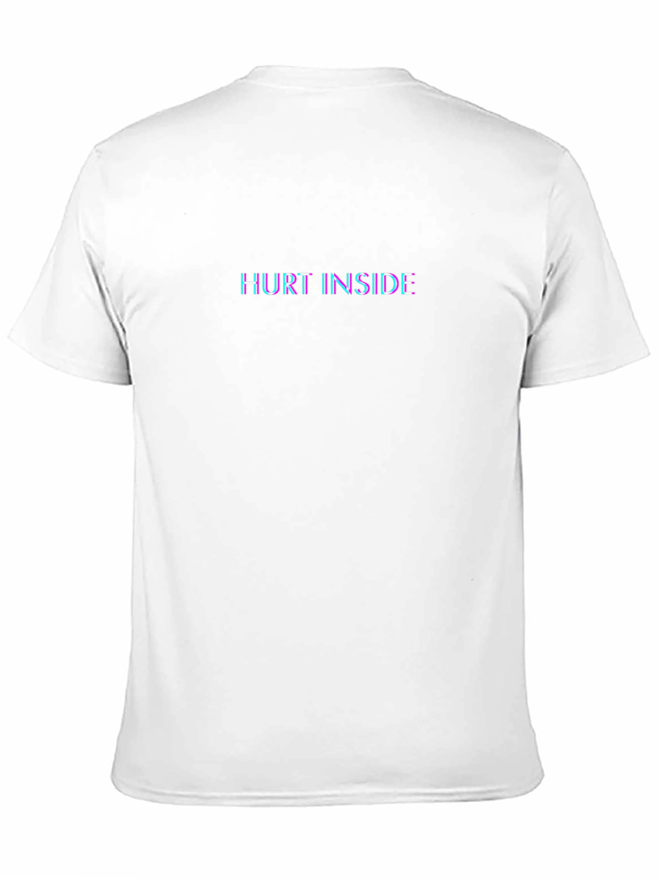 Hurt Inside Graphic Print Crewneck T-Shirt