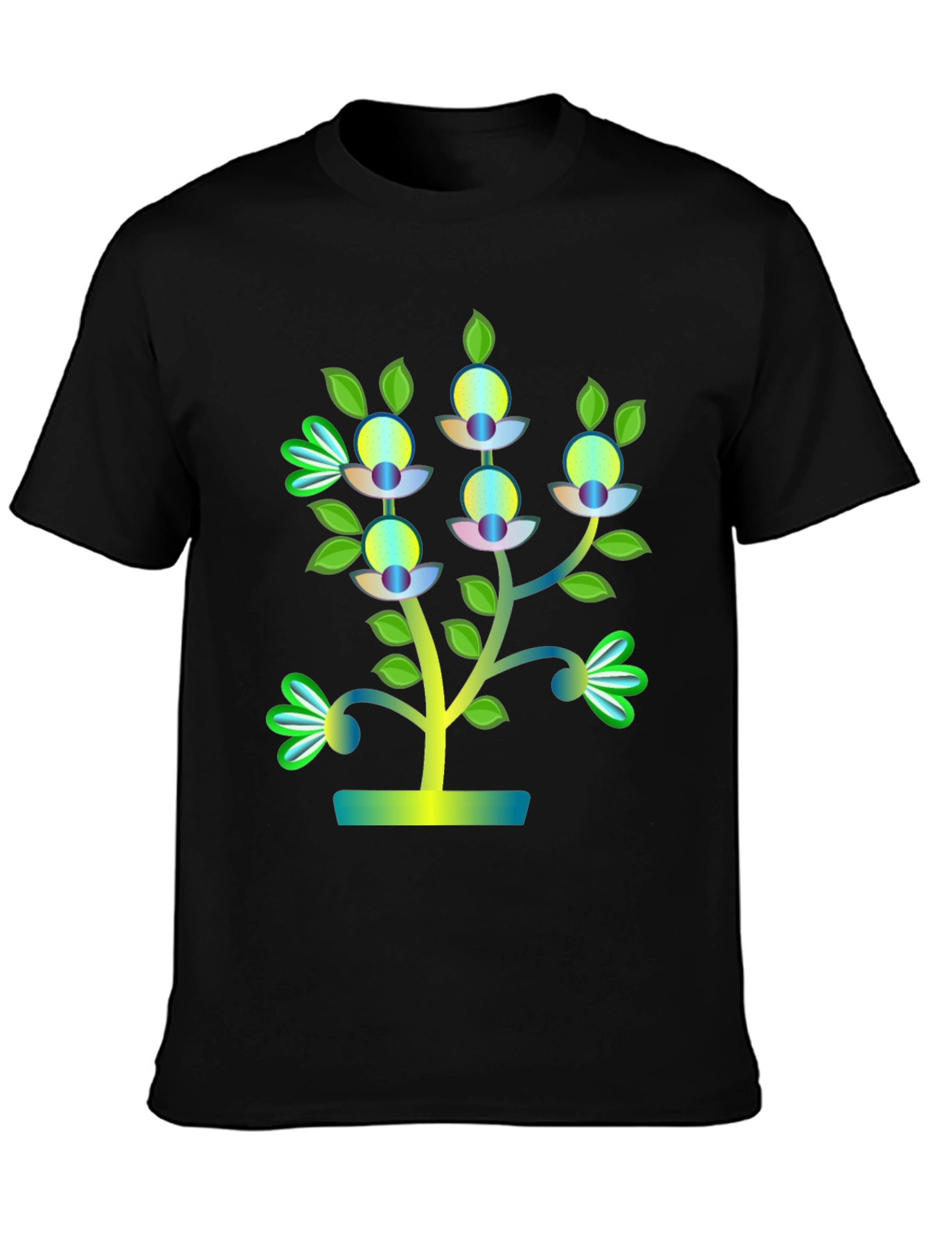Artistic Tree Graphic Tee - Unique Design